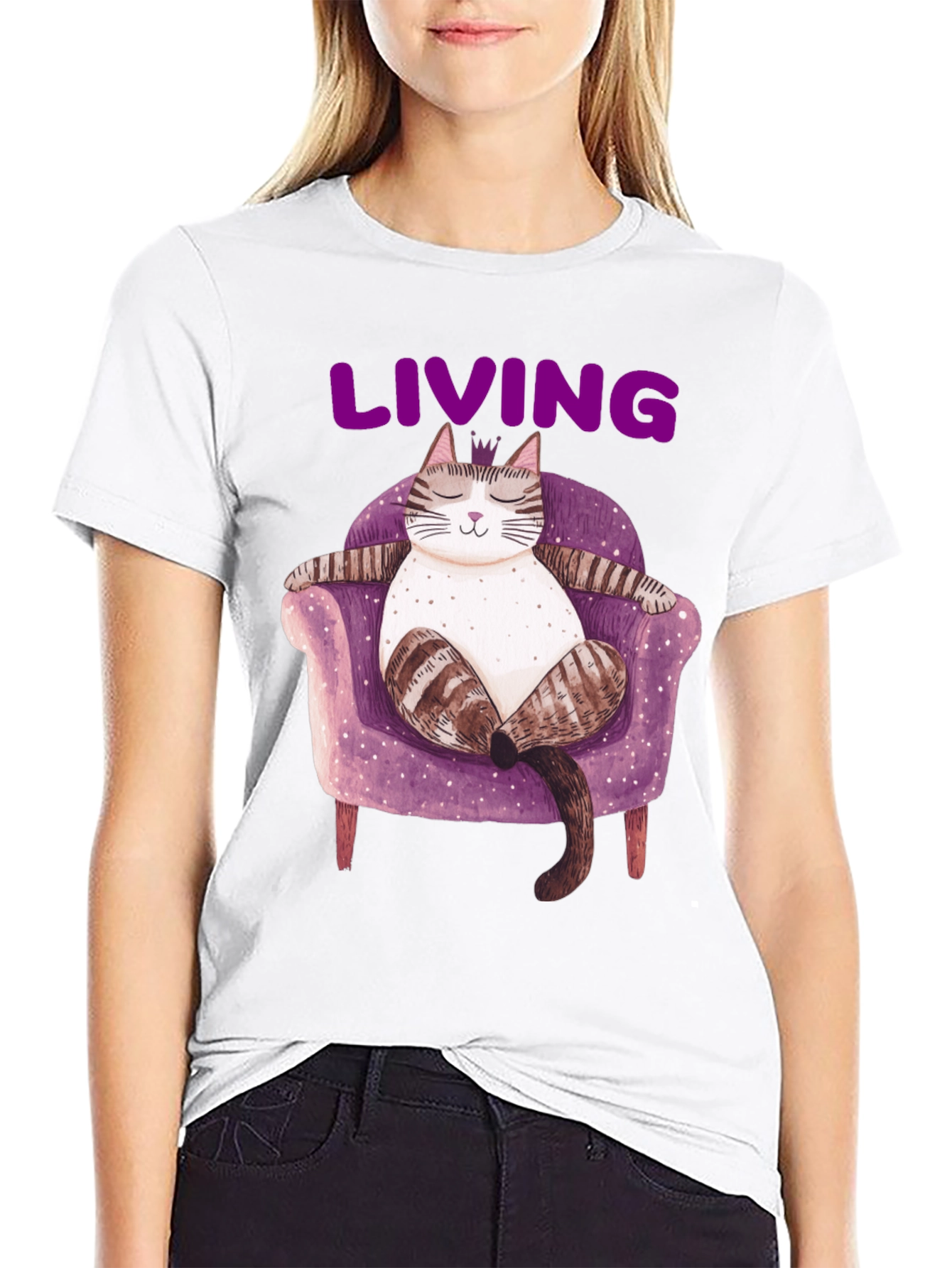 Living the Dream Cat T-Shirt