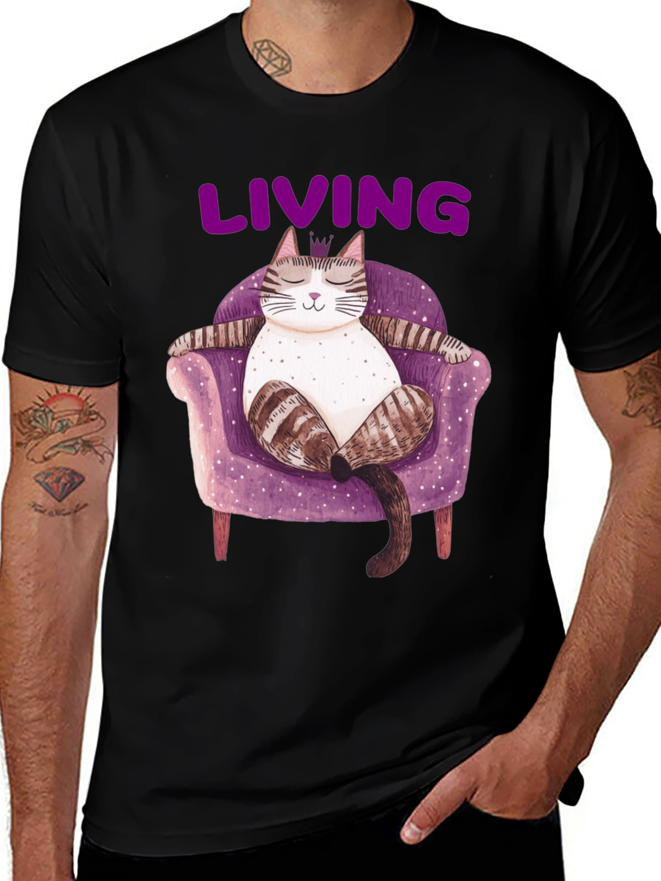 Living the Dream Cat T-Shirt