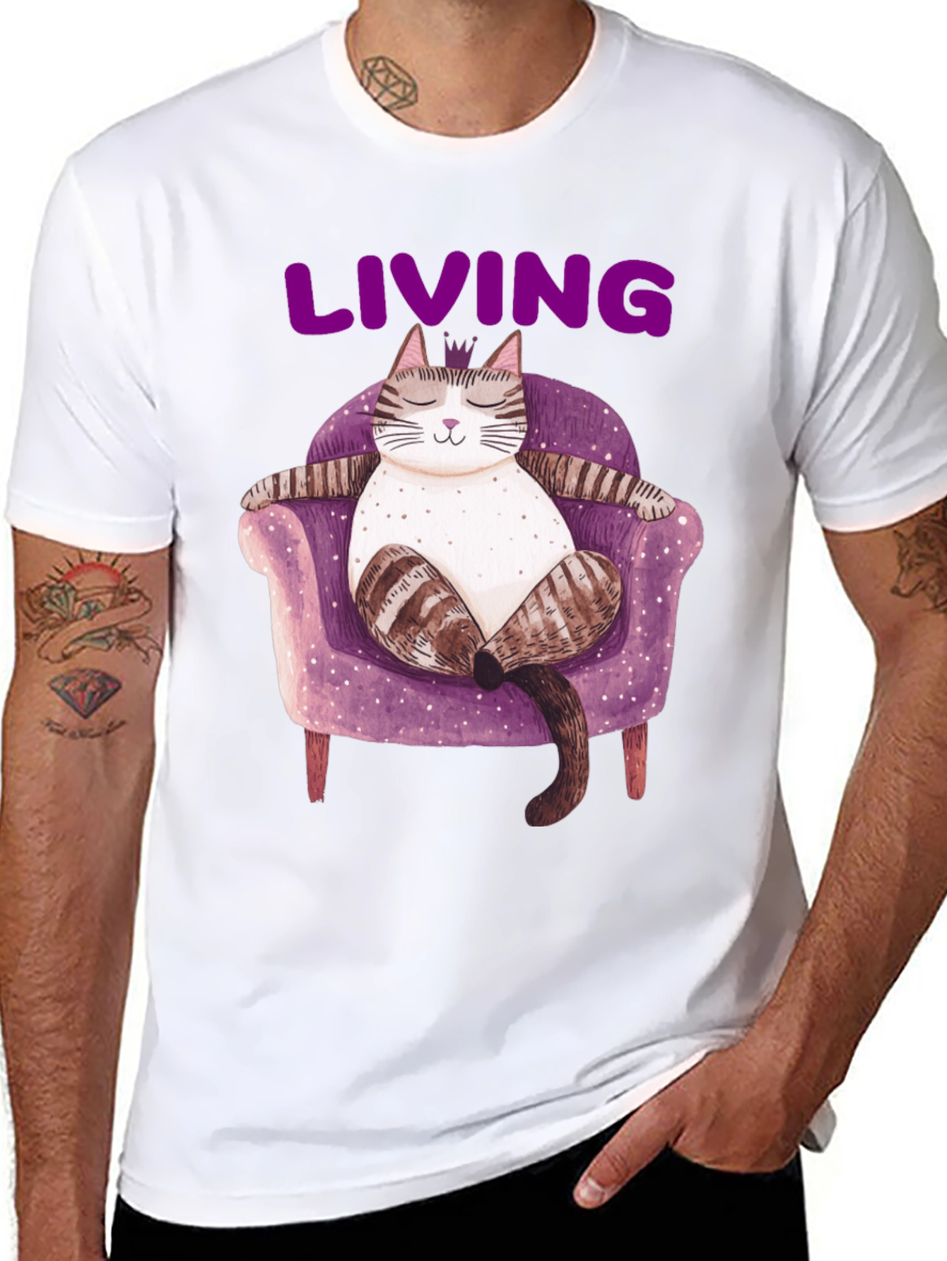 Living the Dream Cat T-Shirt