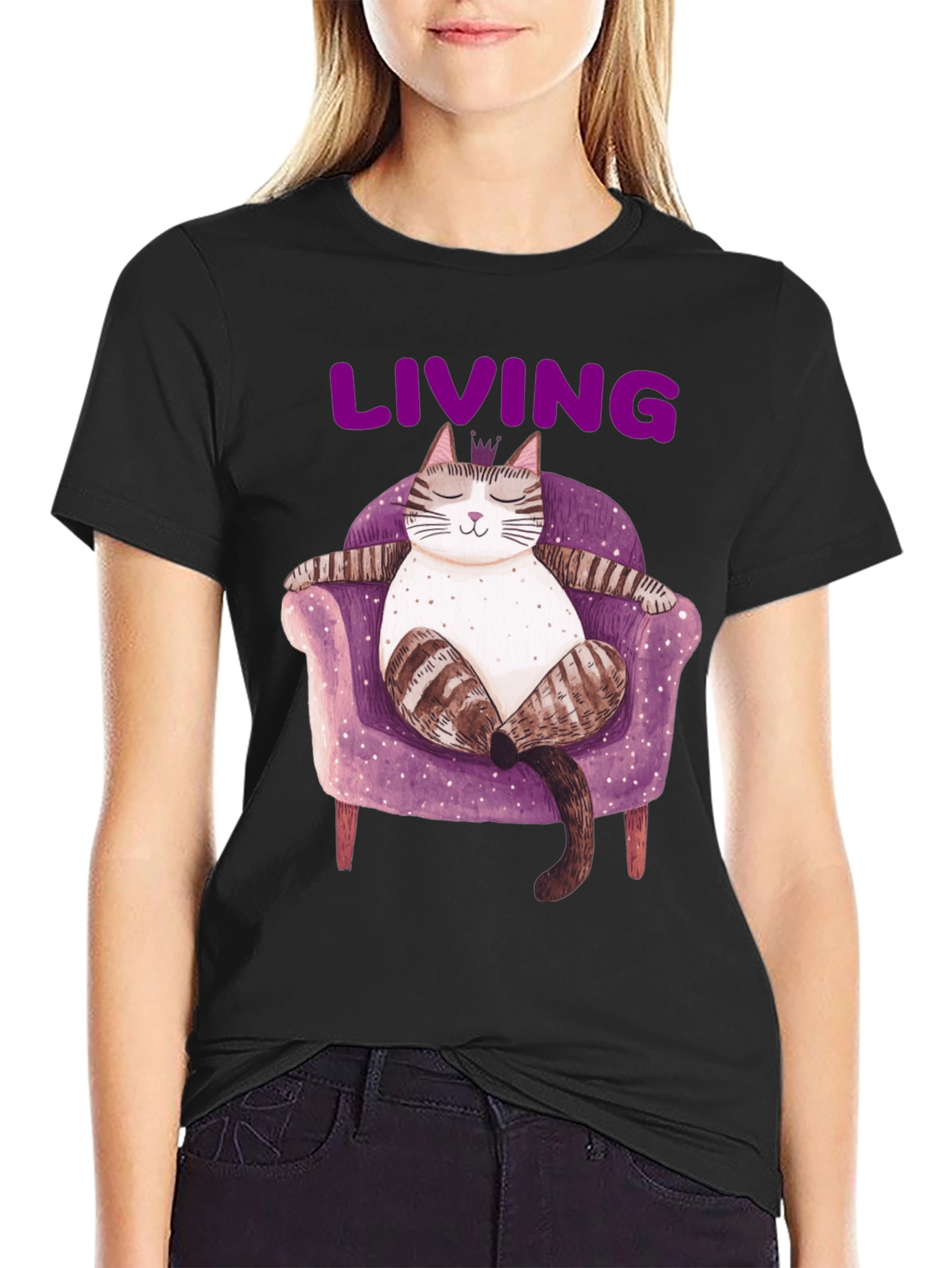 Living the Dream Cat T-Shirt