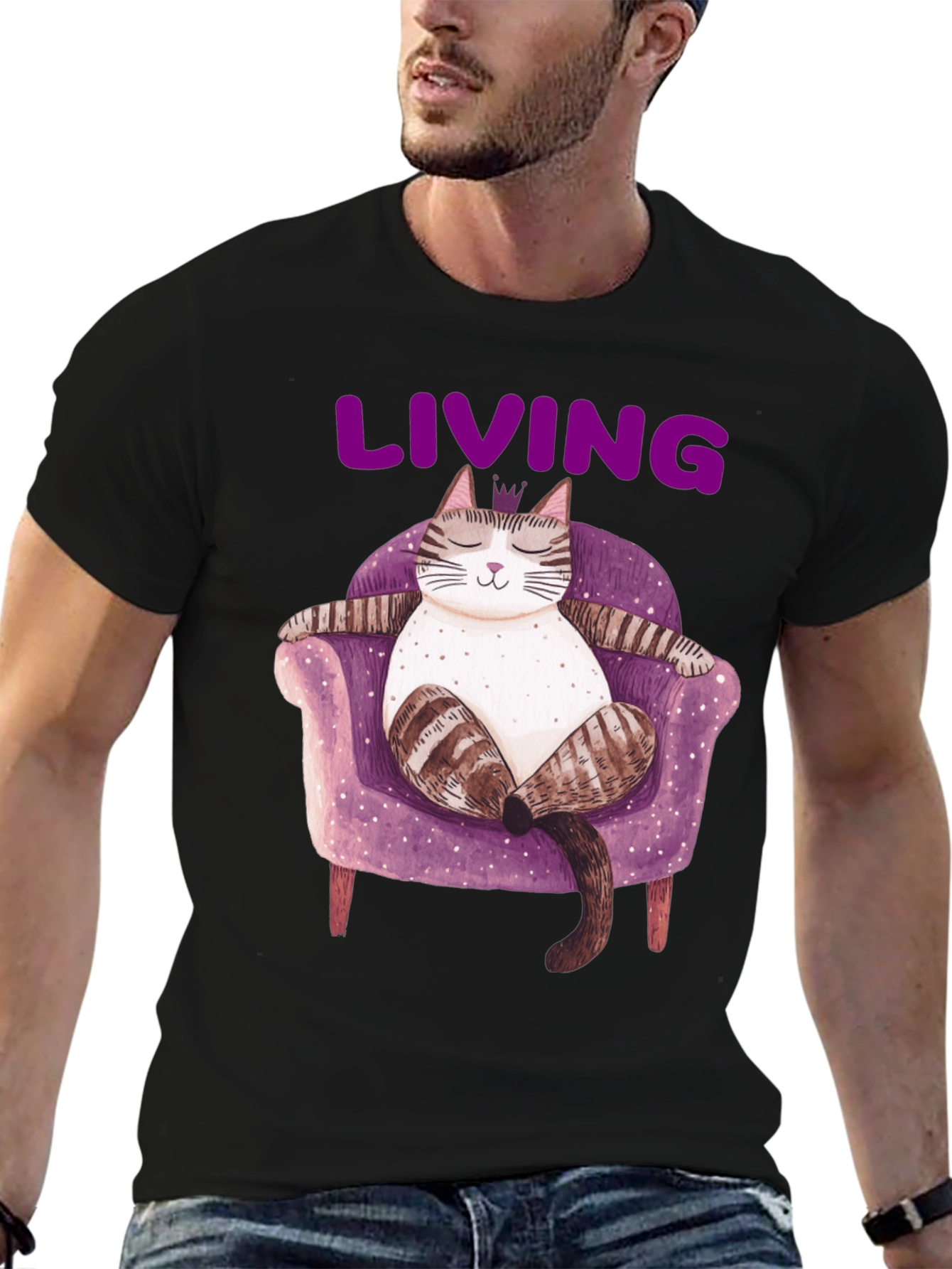 Living the Dream Cat T-Shirt