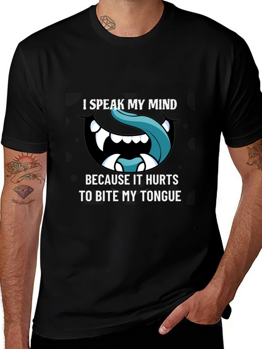 I Speak My Mind Graphic Tee - Bold Statement Shirt