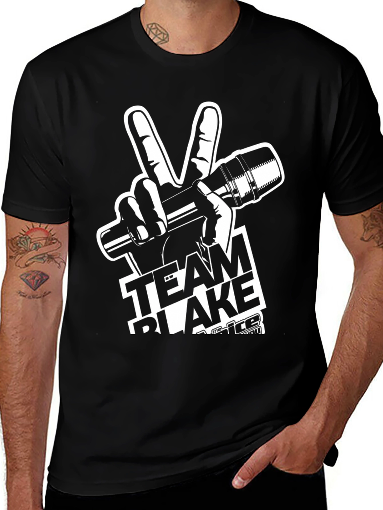 Team Blake Black Graphic T-Shirt