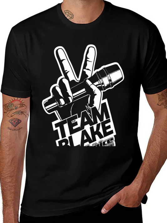 Team Blake Black Graphic T-Shirt