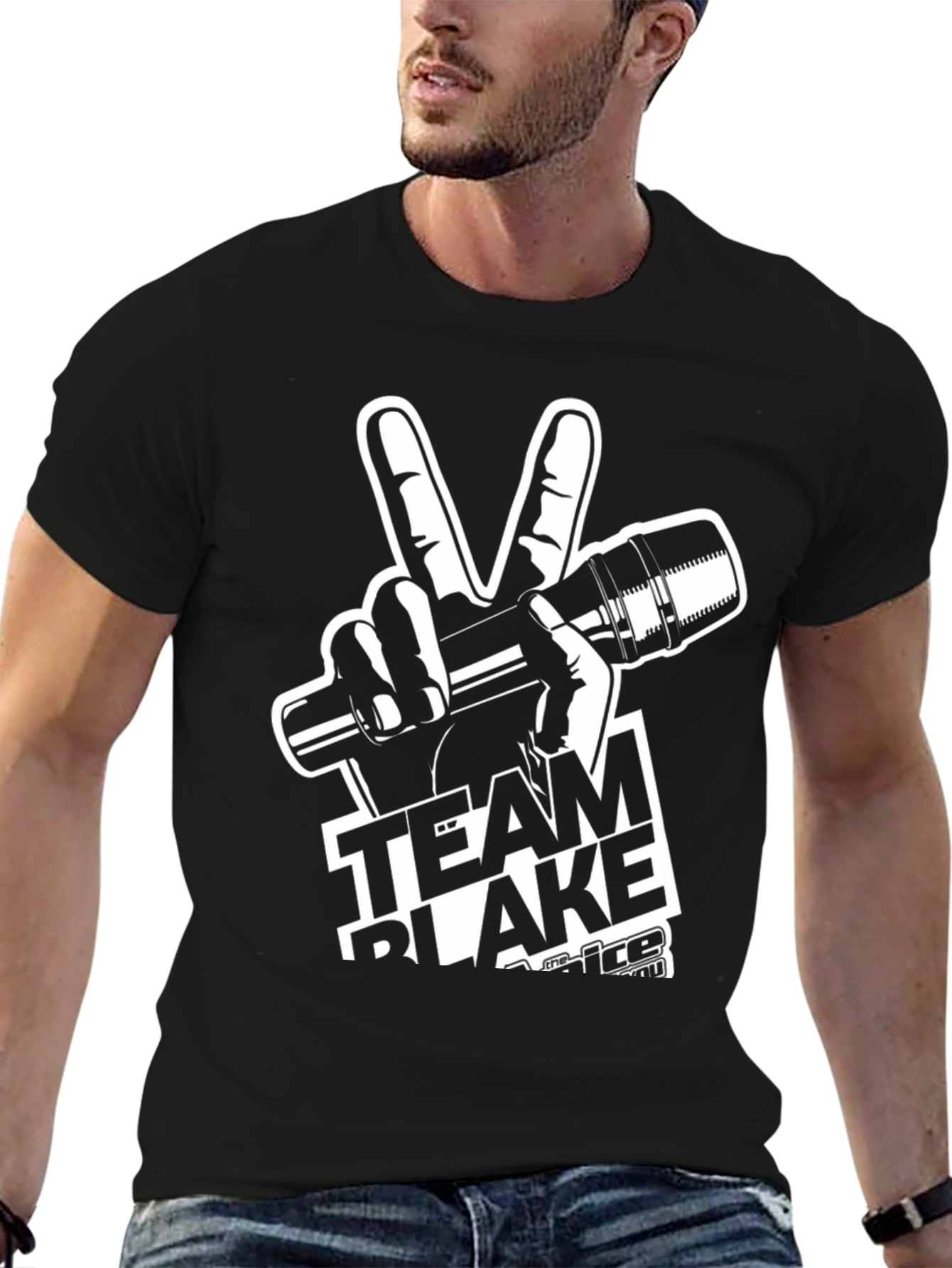 Team Blake Black Graphic T-Shirt