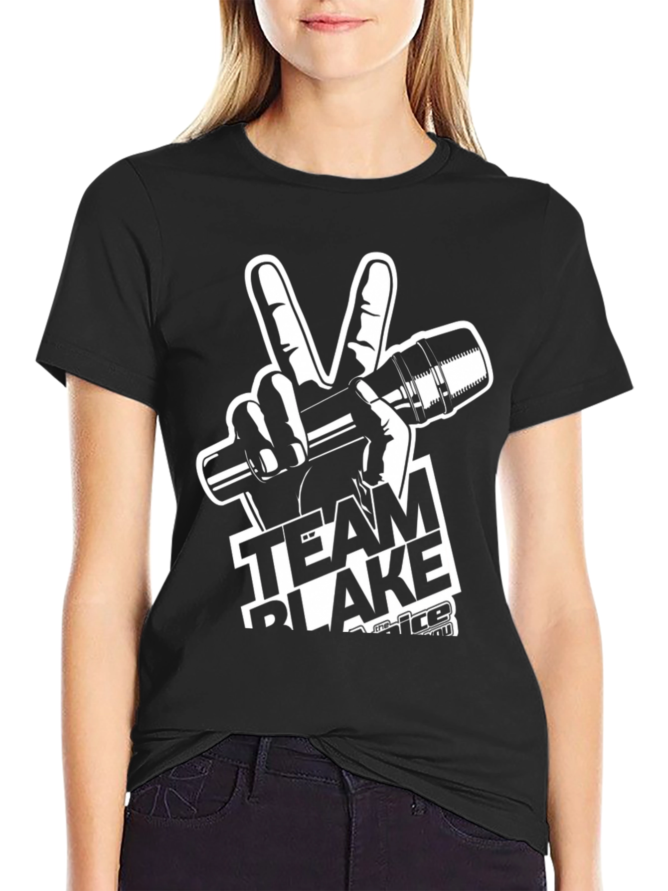 Team Blake Black Graphic T-Shirt