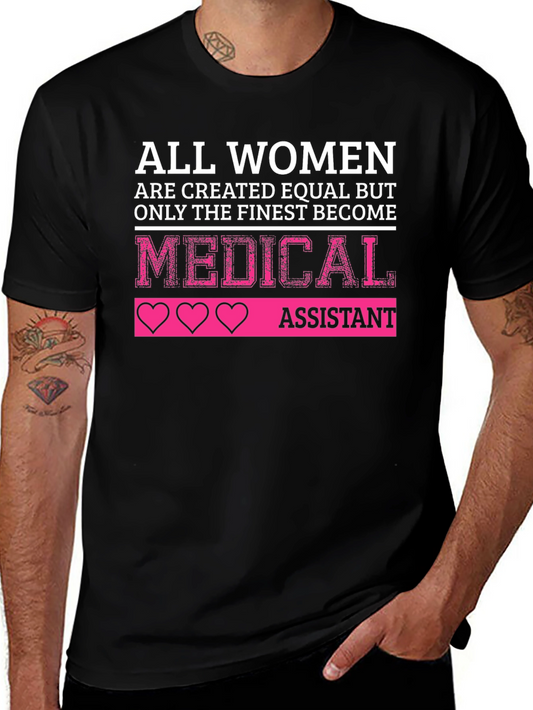 Finest Women Medical Assistant Black T-Shirt