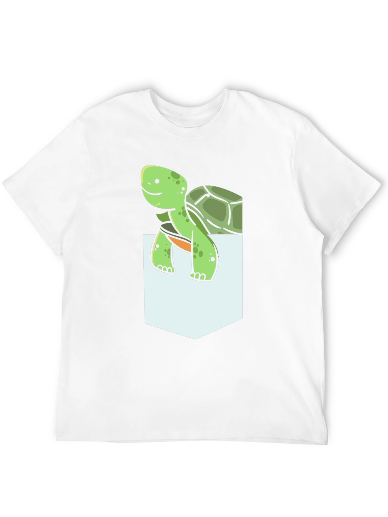 Turtle Pocket T-Shirt - Funny Animal Tee