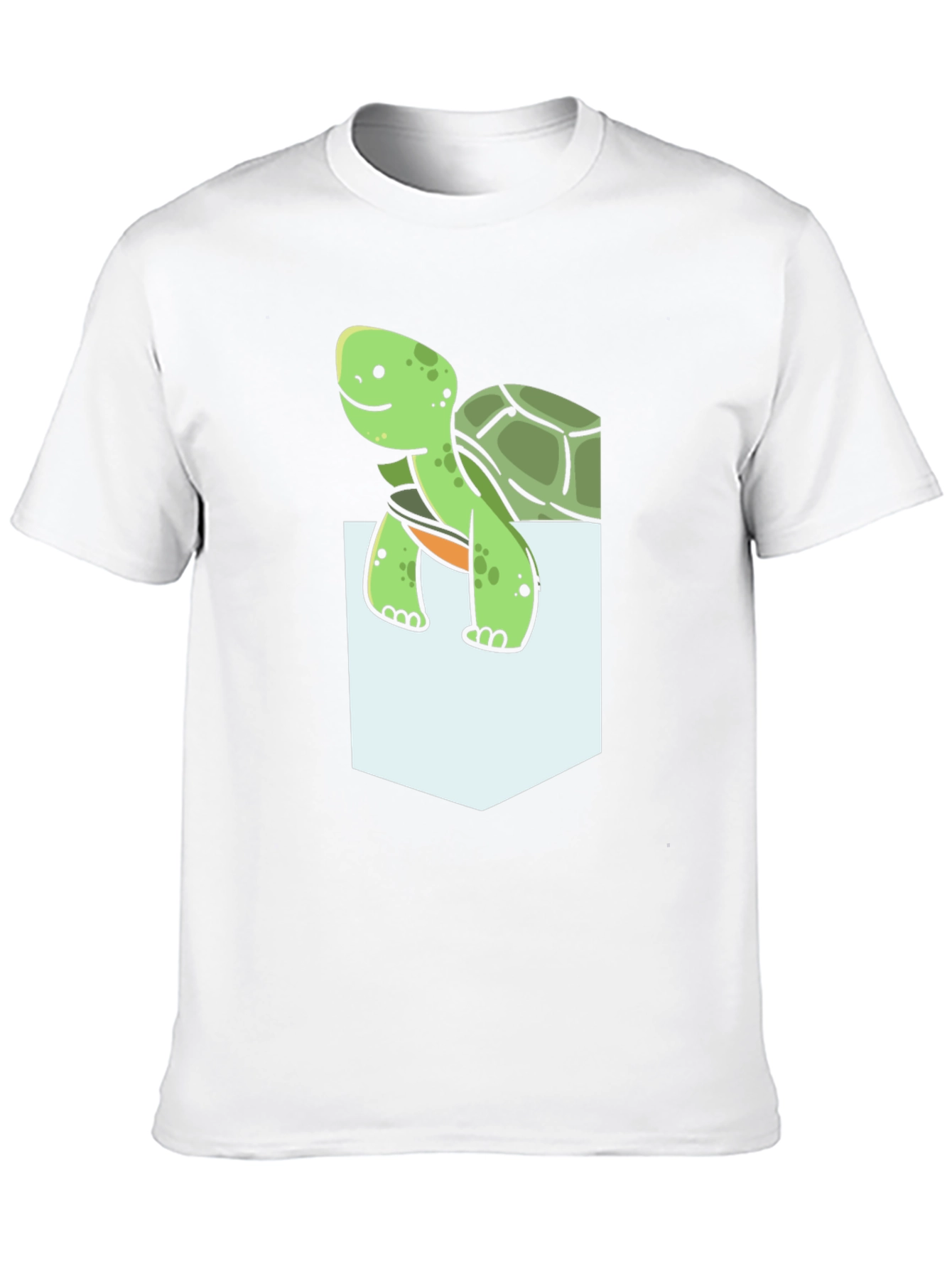 Turtle Pocket T-Shirt - Funny Animal Tee