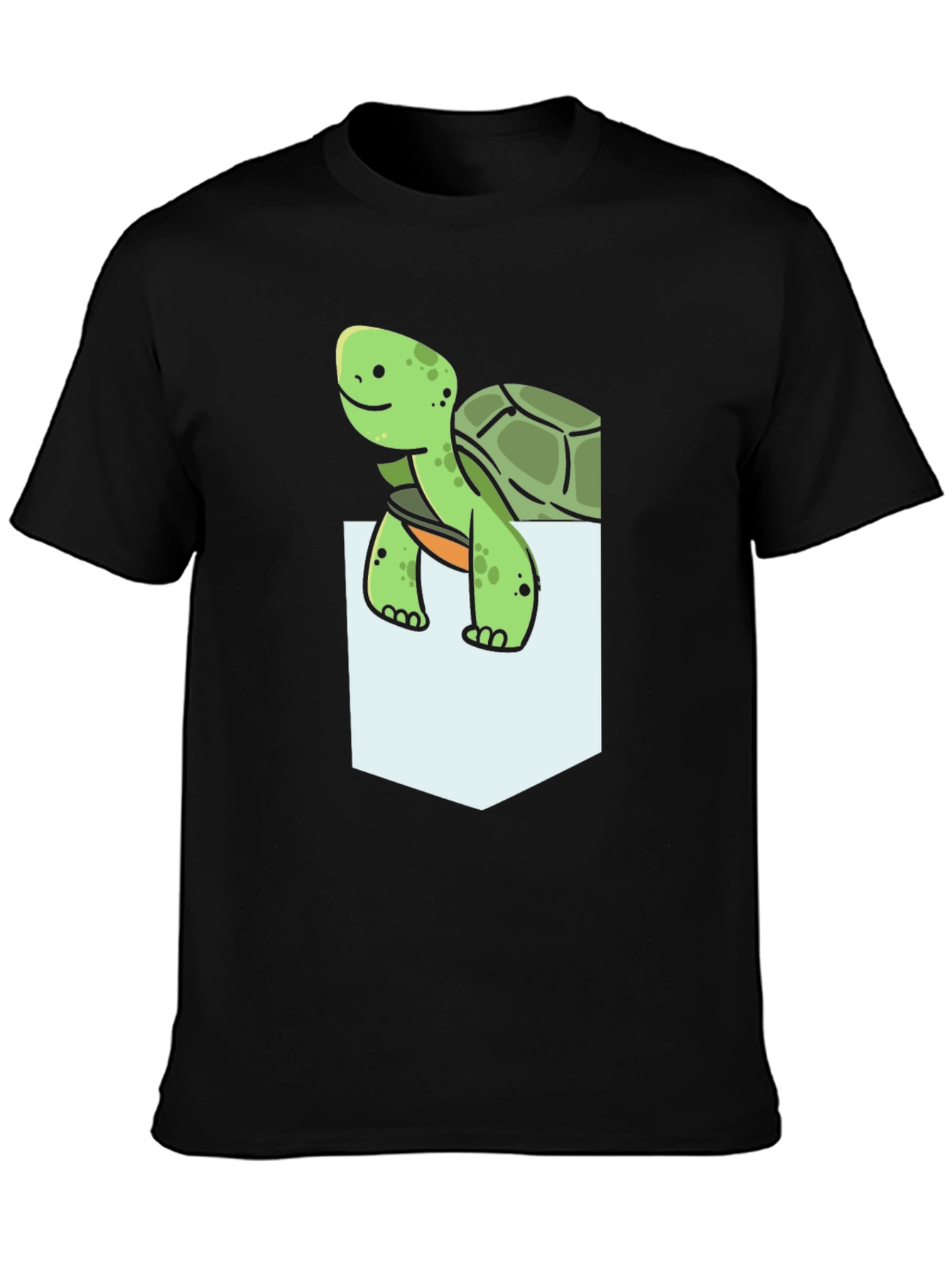 Turtle Pocket T-Shirt - Funny Animal Tee