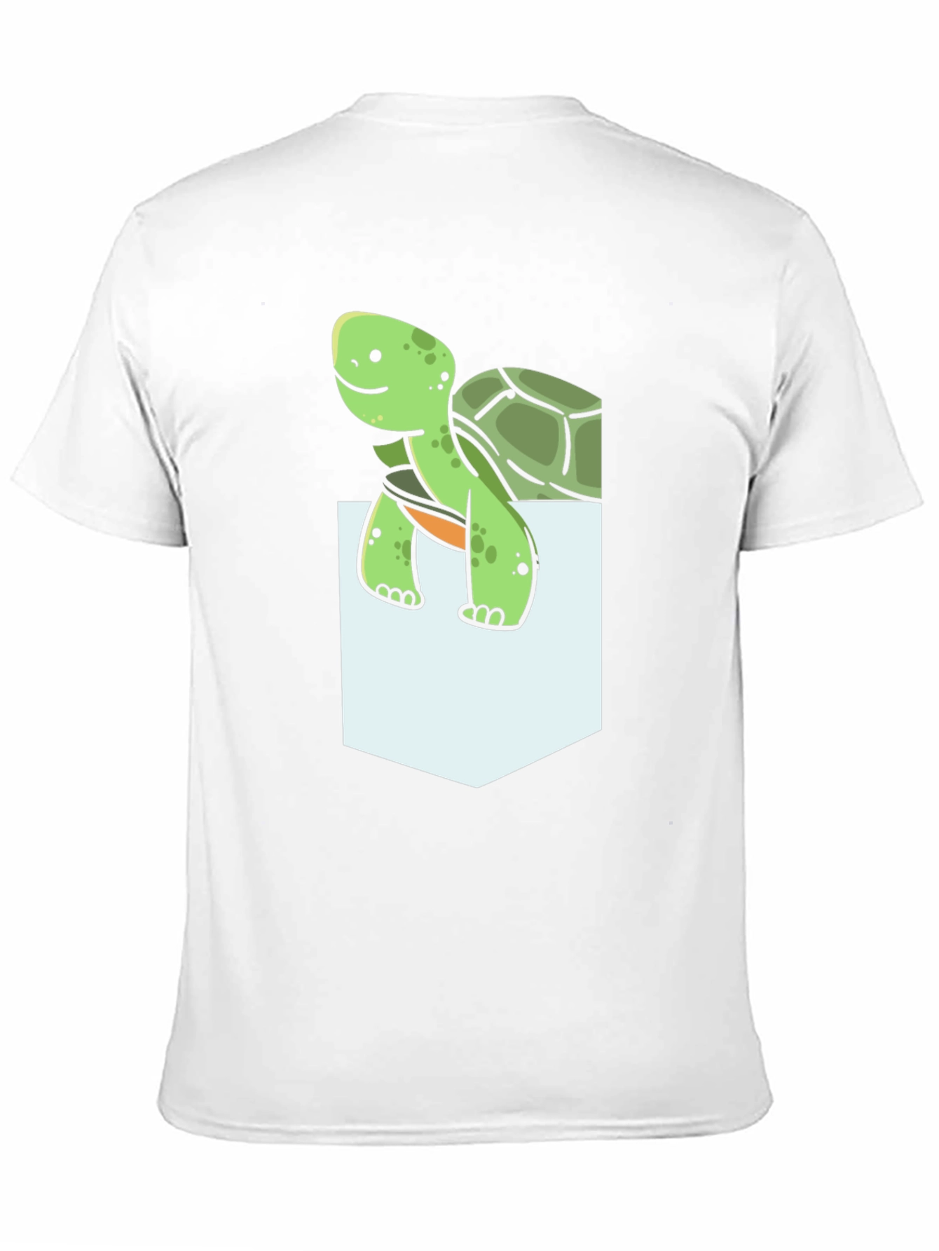 Turtle Pocket T-Shirt - Funny Animal Tee