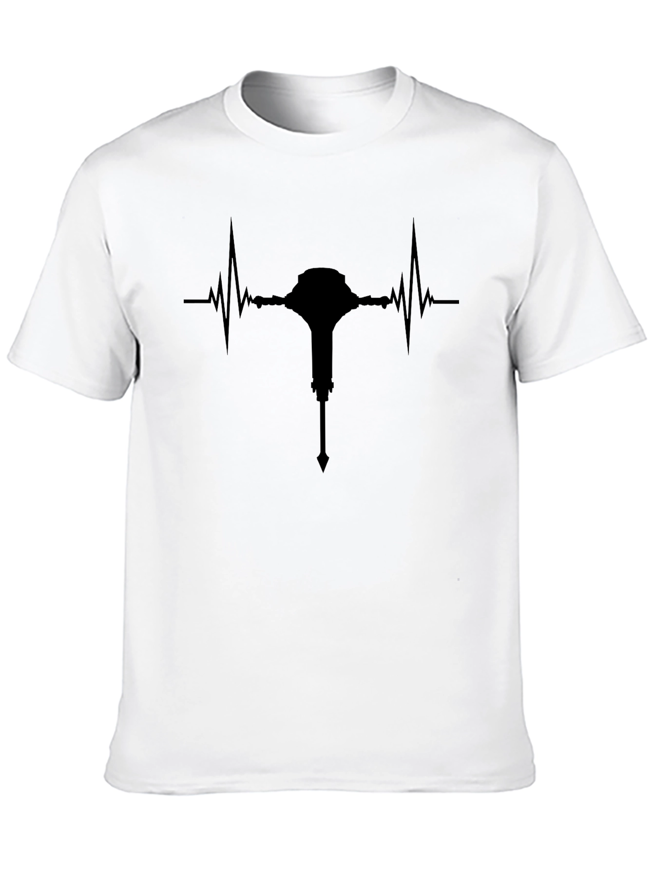 Heartbeat Mace Black T-Shirt