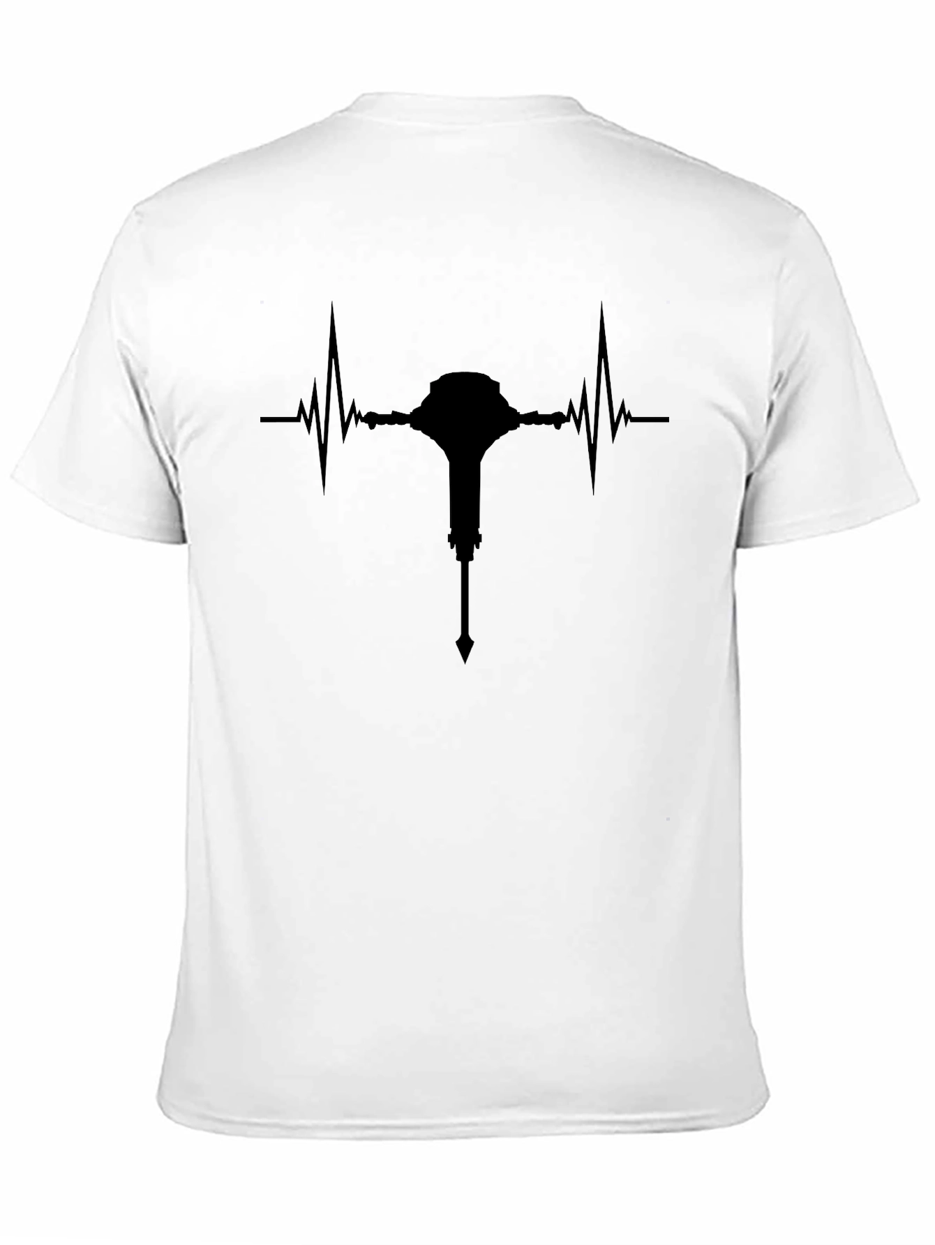 Heartbeat Mace Black T-Shirt