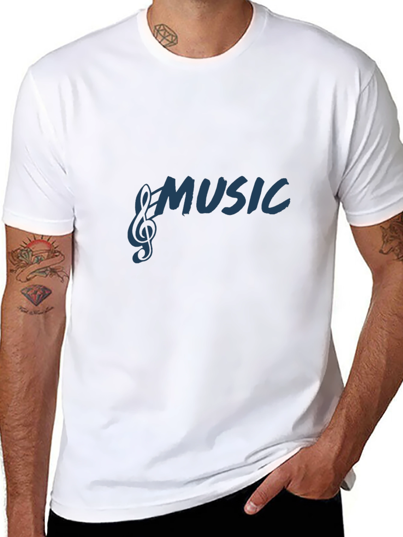 Music Note T-Shirt - Stylish Graphic Tee