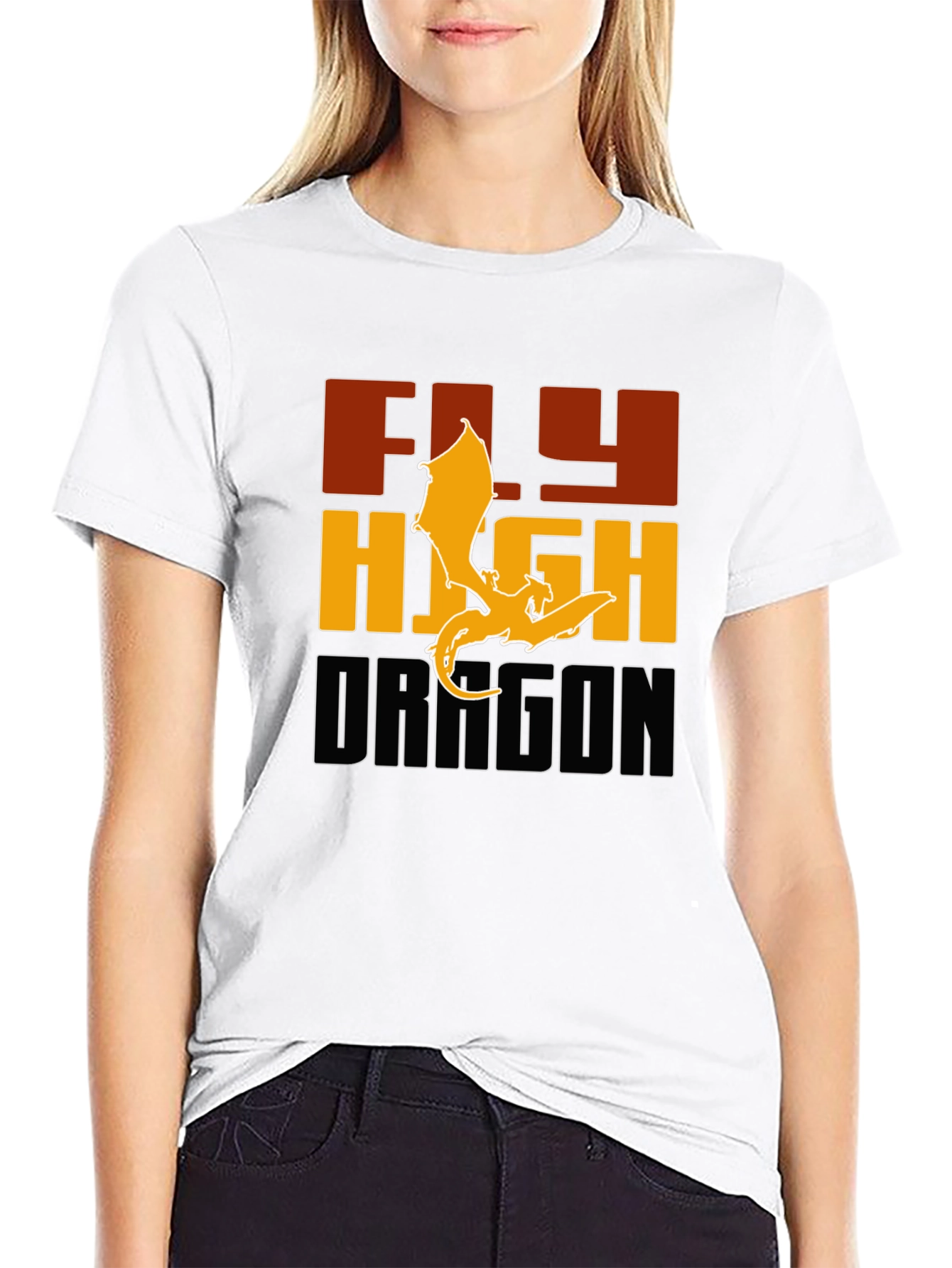 Fly High Dragon Graphic Tee - Bold & Stylish