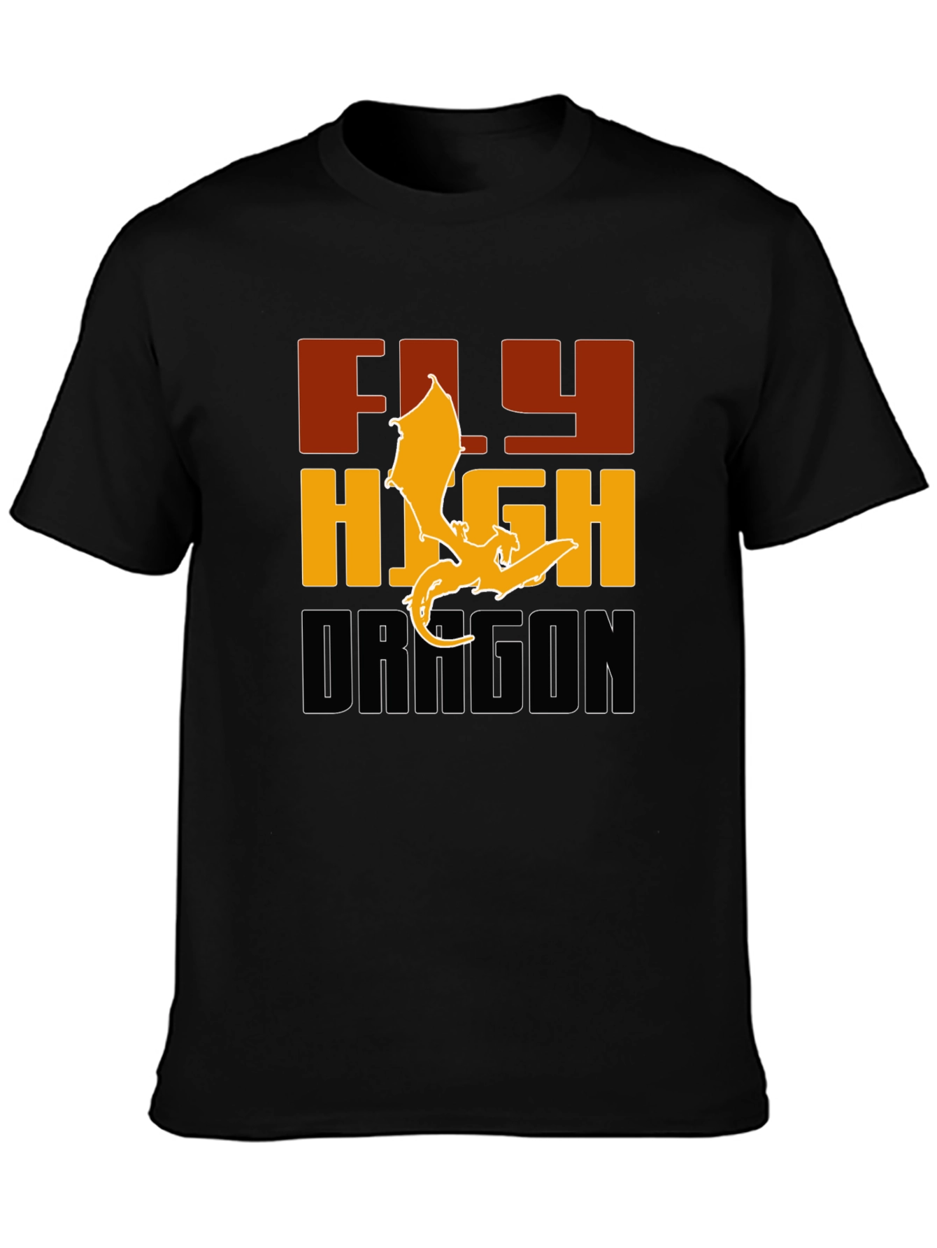 Fly High Dragon Graphic Tee - Bold & Stylish