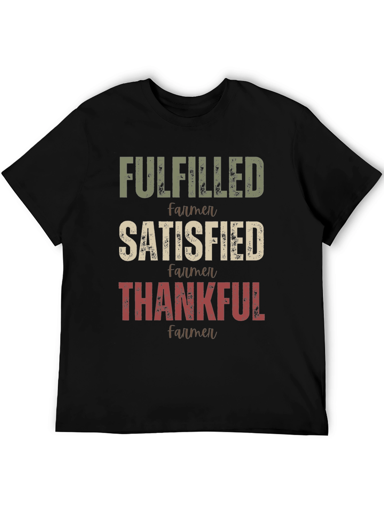Fulfilled Farmer Graphic T-Shirt