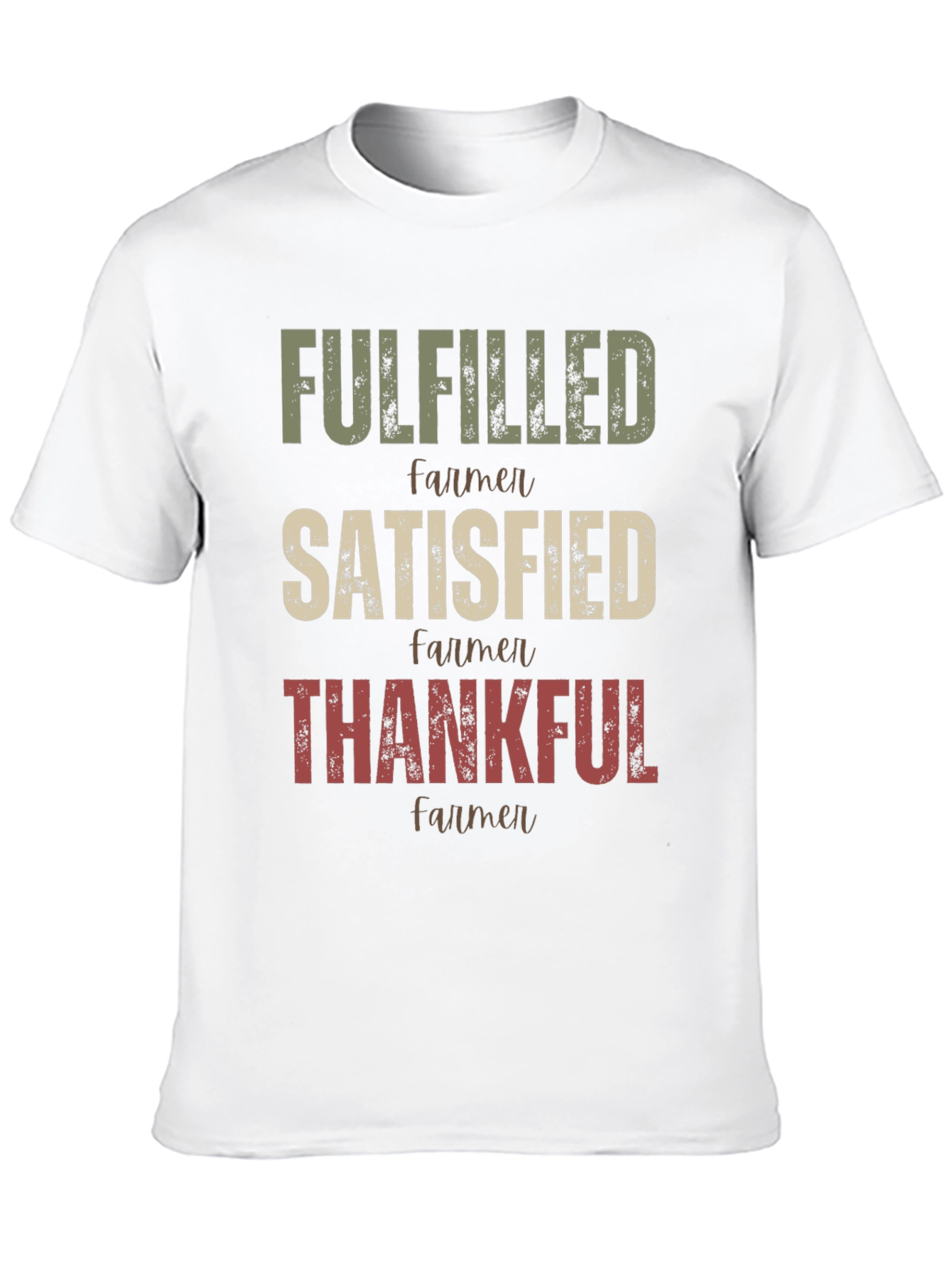 Fulfilled Farmer Graphic T-Shirt