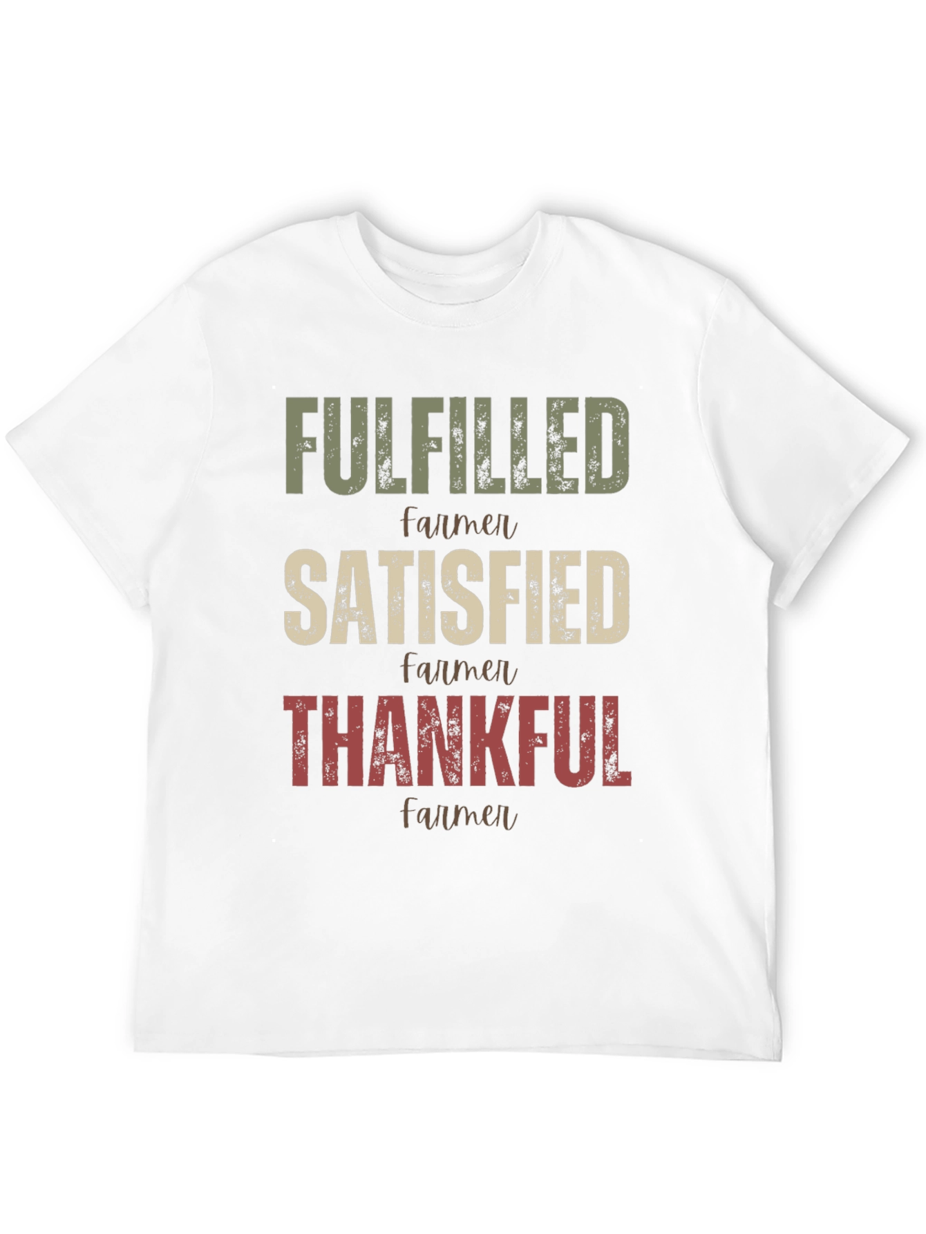 Fulfilled Farmer Graphic T-Shirt