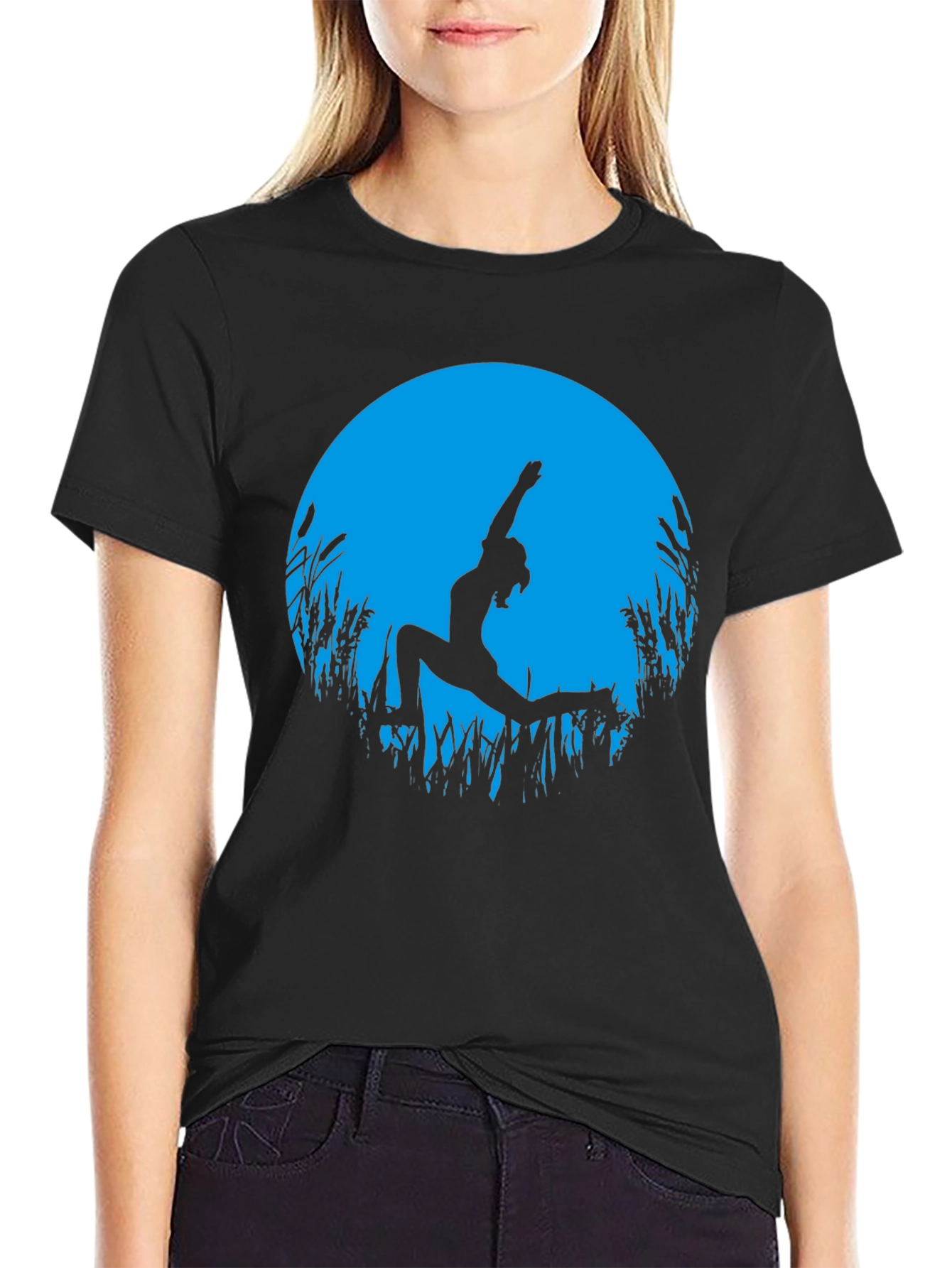 Yoga Silhouette T-Shirt - Zen Fitness Tee