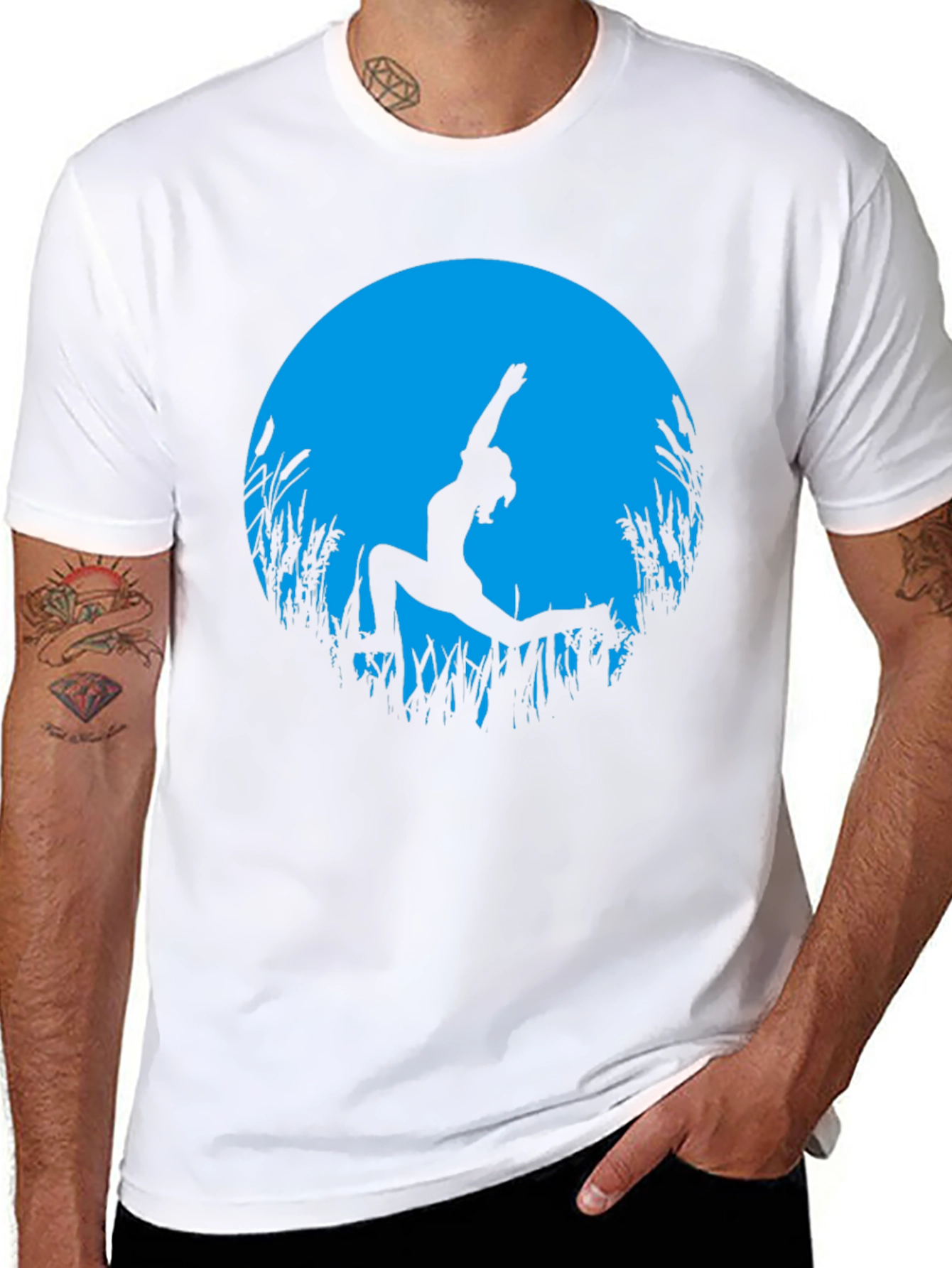 Yoga Silhouette T-Shirt - Zen Fitness Tee