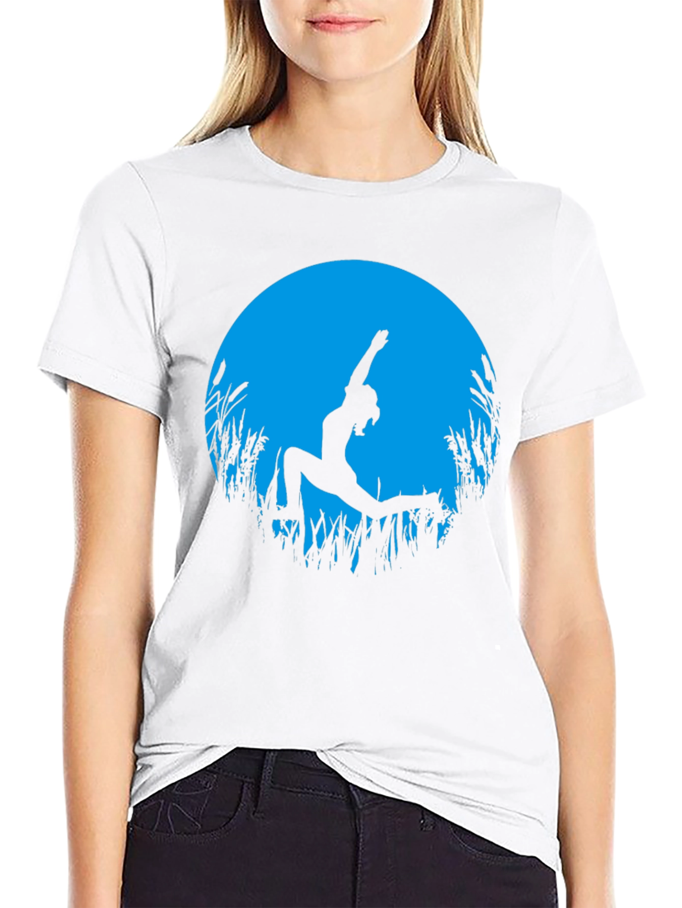 Yoga Silhouette T-Shirt - Zen Fitness Tee