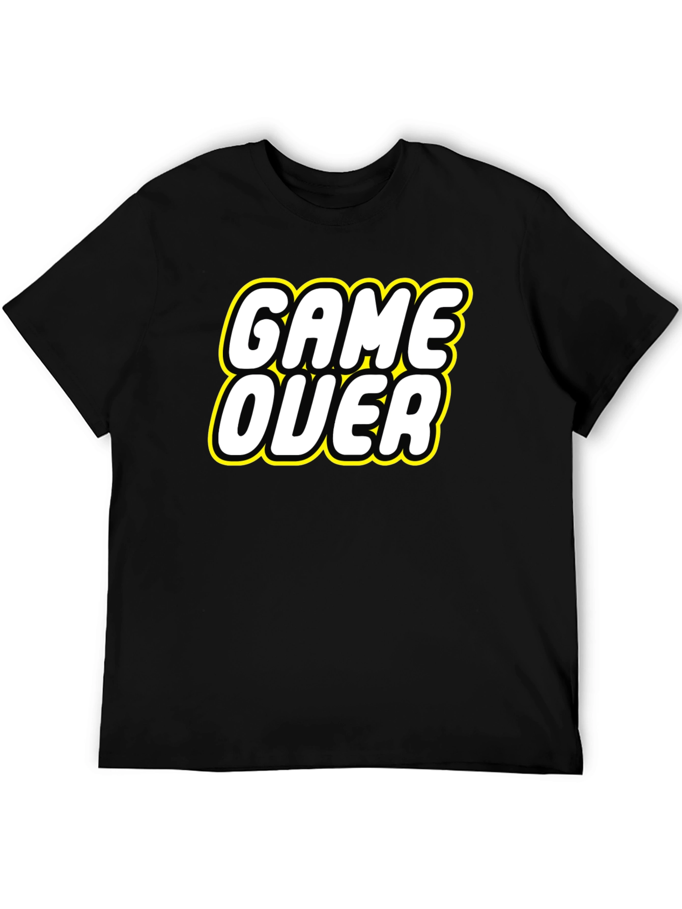 Game Over Graphic Tee - Retro Gaming Style