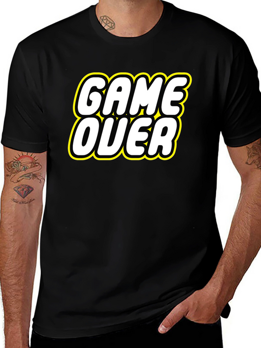 Game Over Graphic Tee - Retro Gaming Style