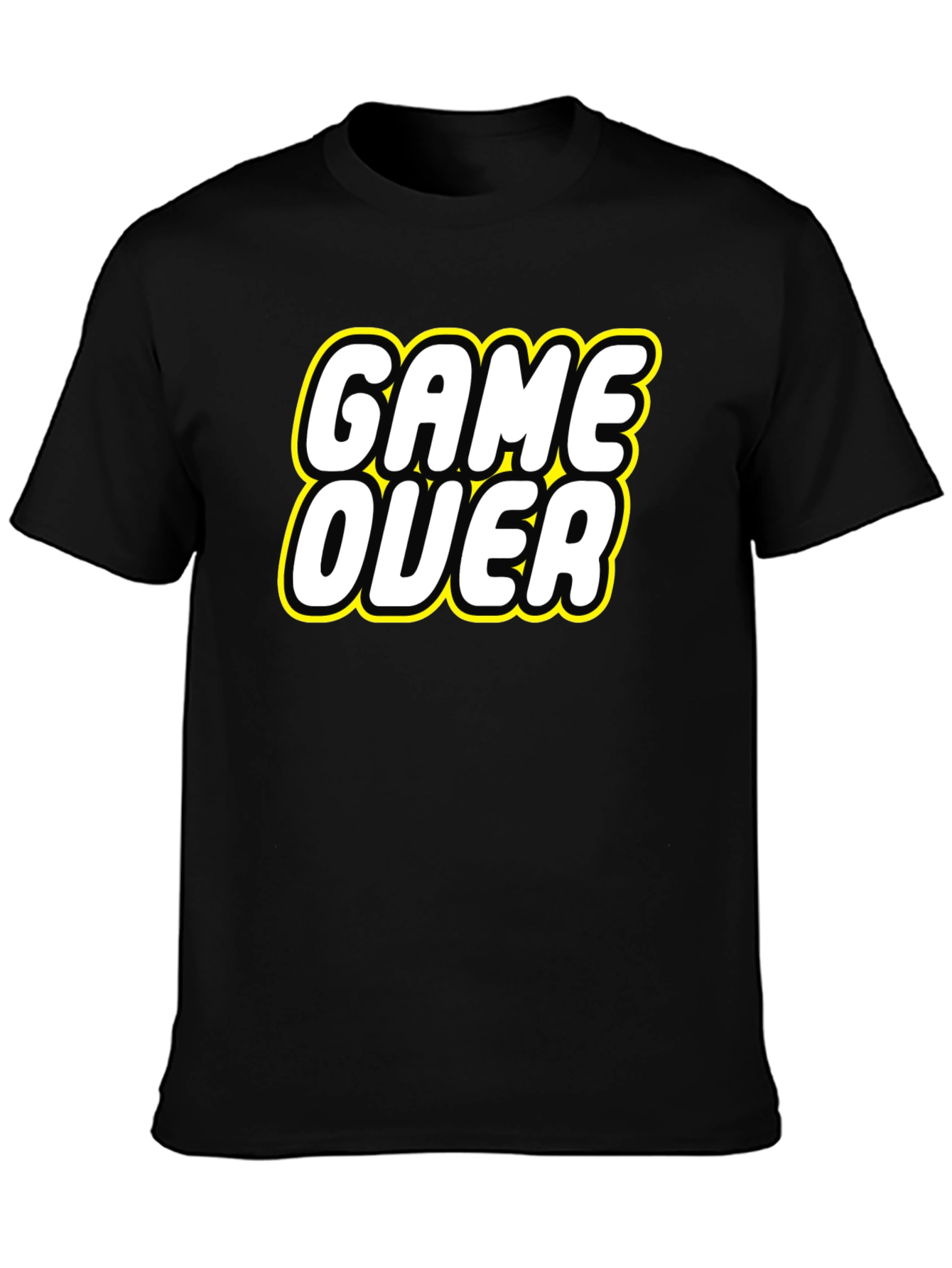 Game Over Graphic Tee - Retro Gaming Style