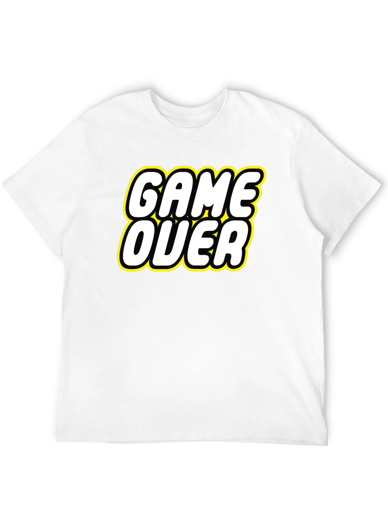 Game Over Graphic Tee - Retro Gaming Style