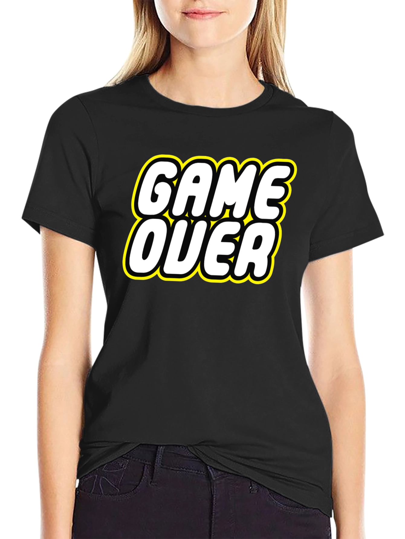Game Over Graphic Tee - Retro Gaming Style