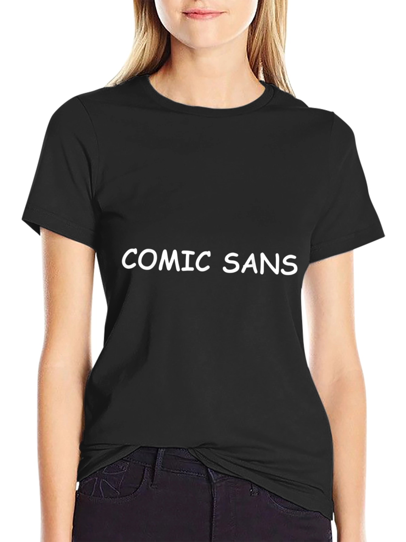 Comic Sans Tee - Mens Graphic T-Shirt
