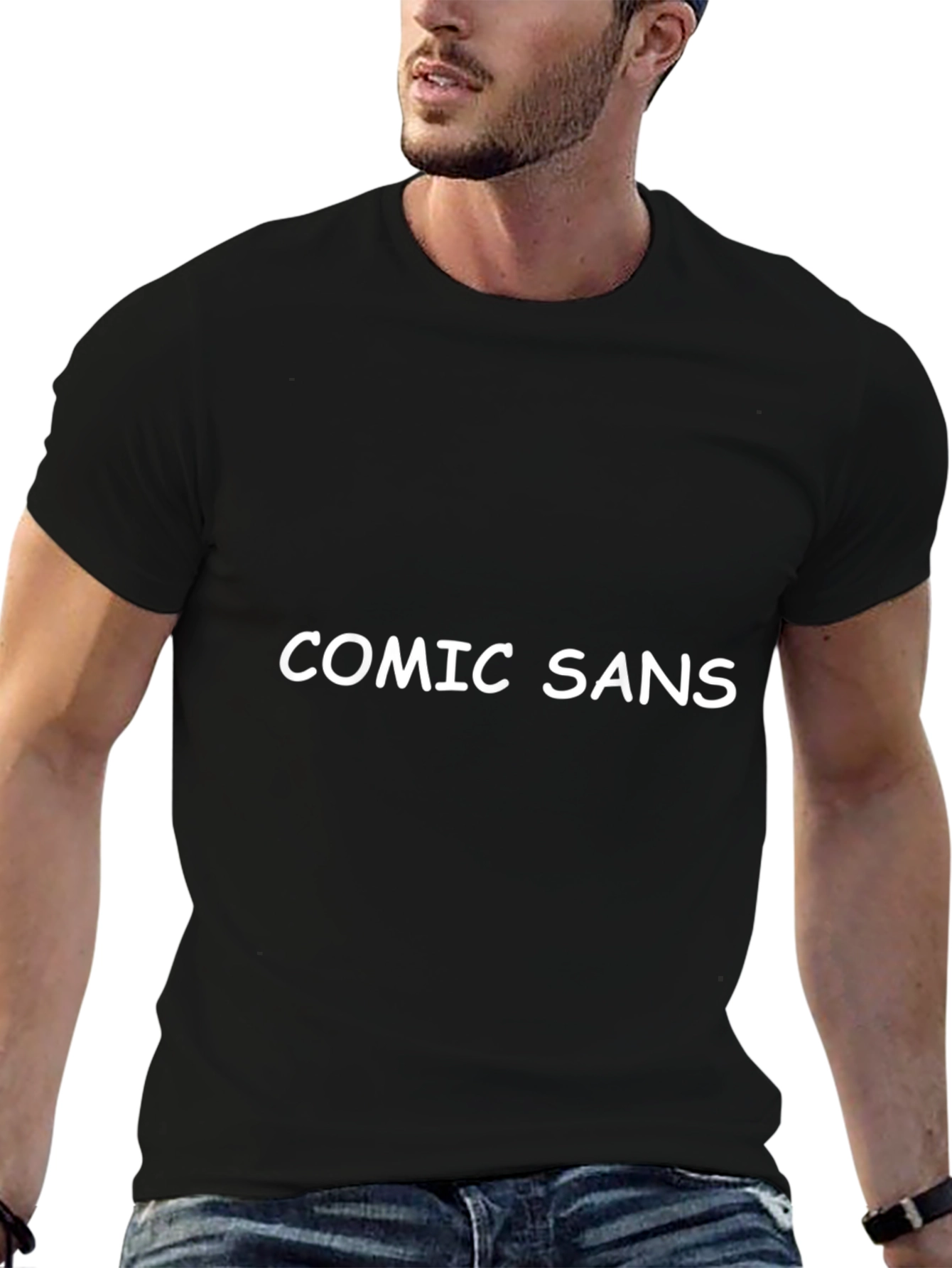 Comic Sans Tee - Mens Graphic T-Shirt