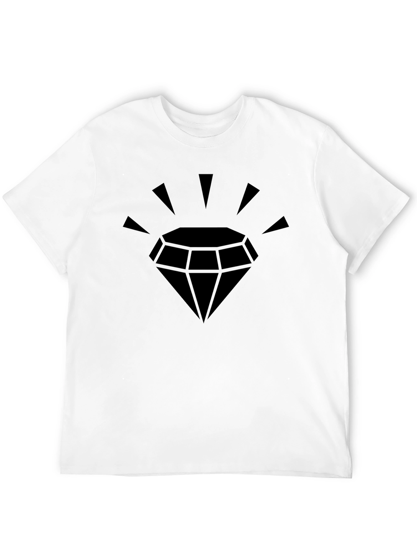 Bold Black Diamond Graphic Tee