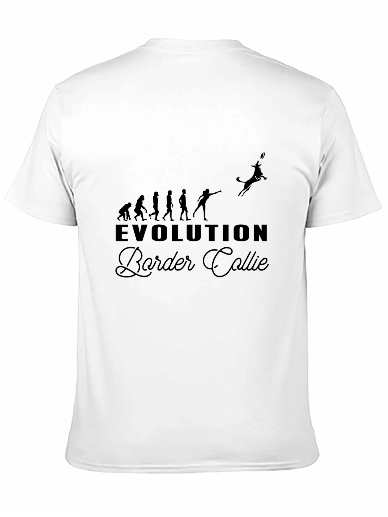 Evolution Border Collie T-Shirt - Black