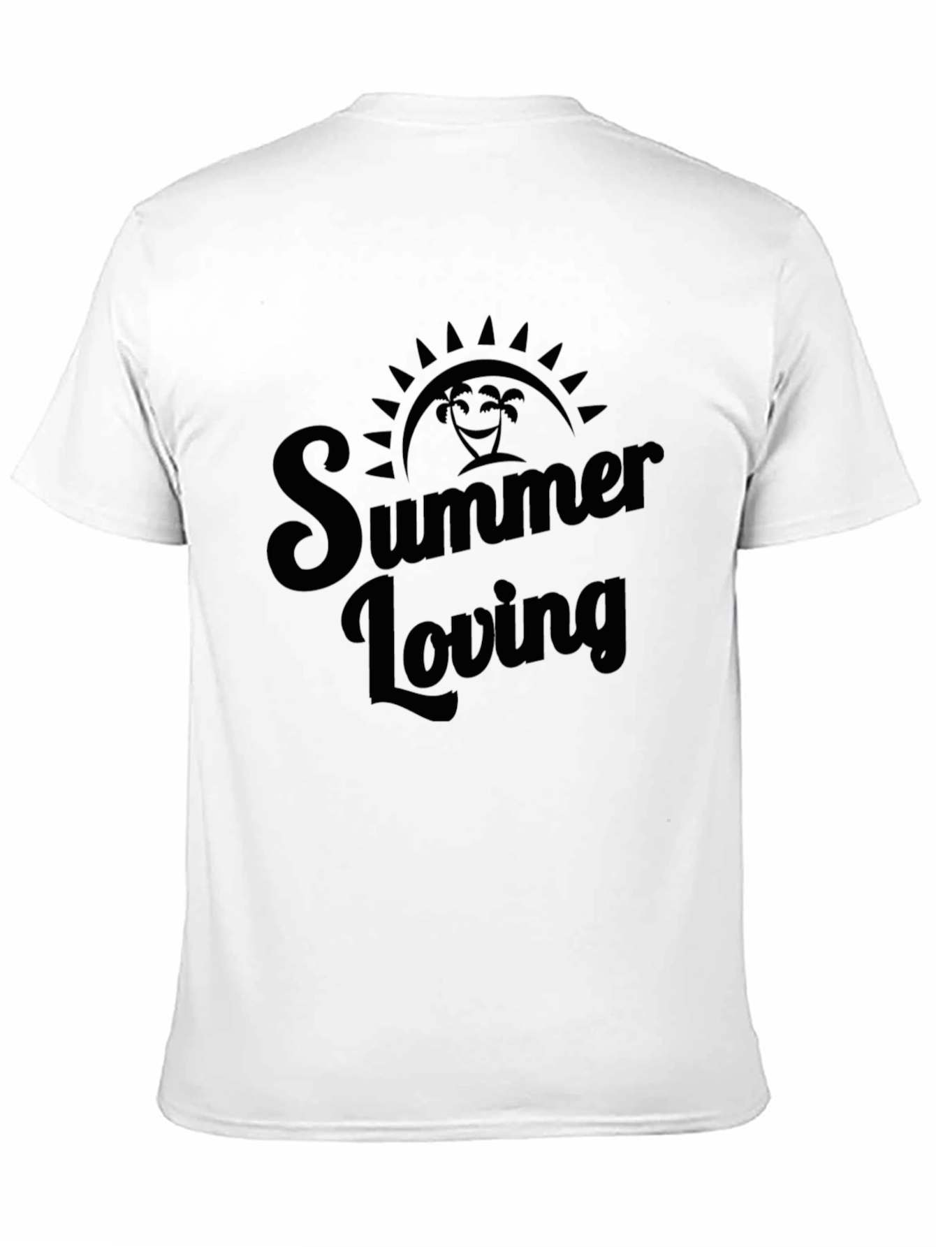 Summer Loving Black Graphic Tee