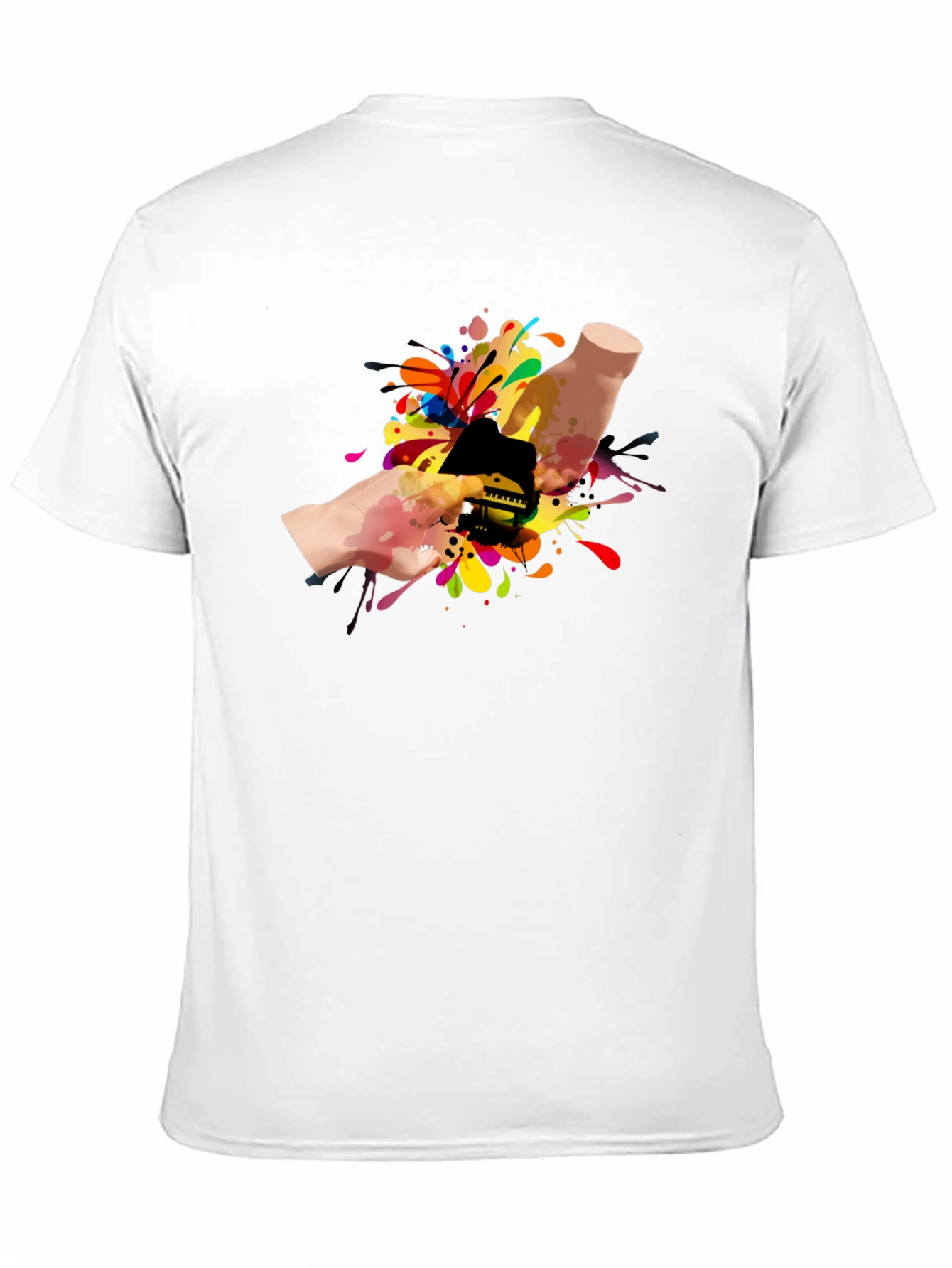 Colorful Piano Hand T-Shirt