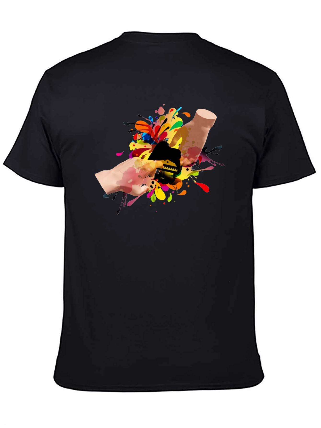 Colorful Piano Hand T-Shirt
