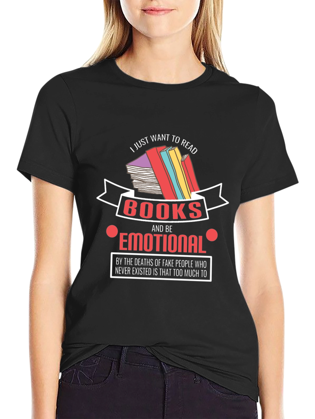 Emotional Reader T-Shirt: Book Lover Tee