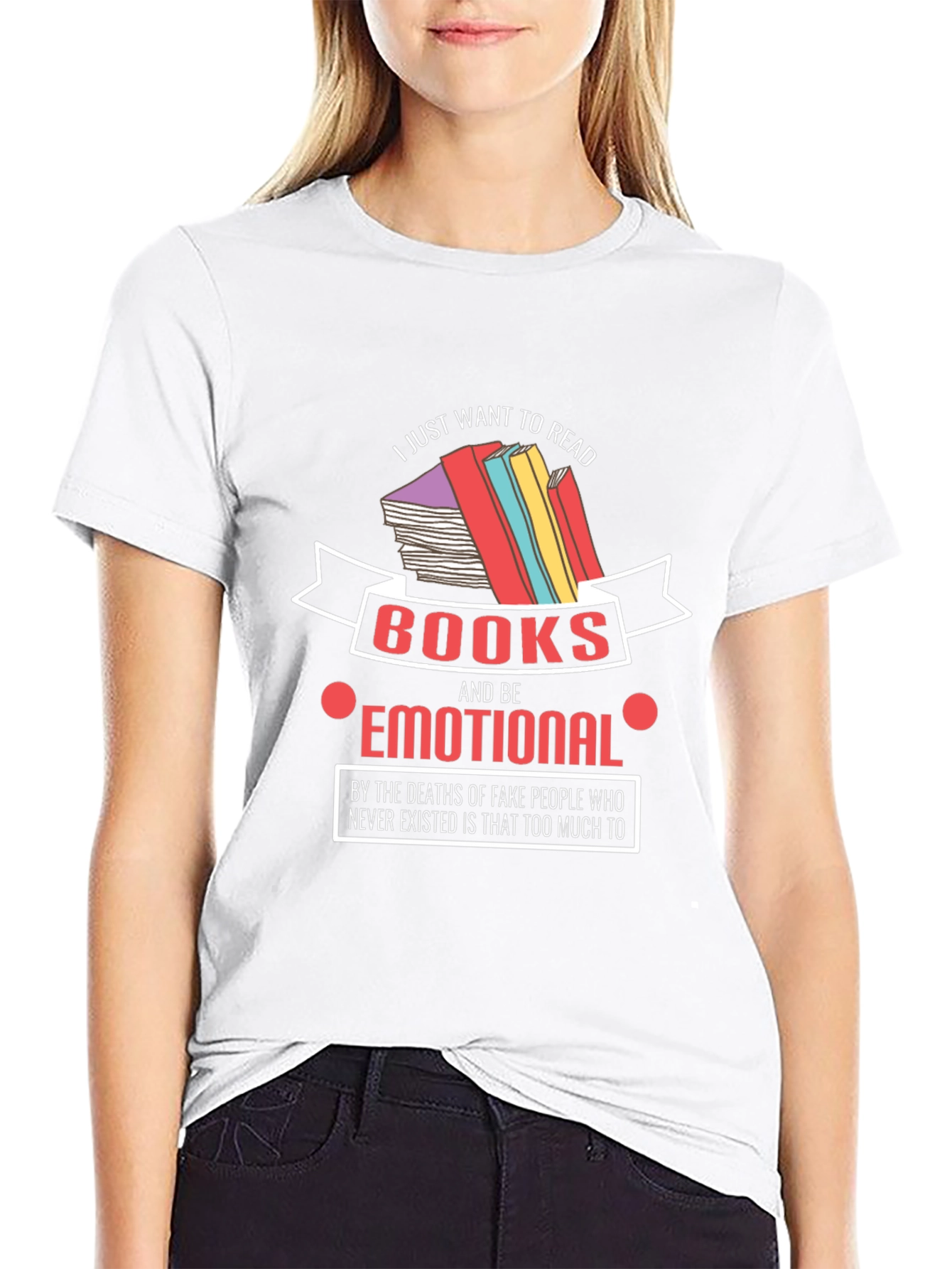 Emotional Reader T-Shirt: Book Lover Tee