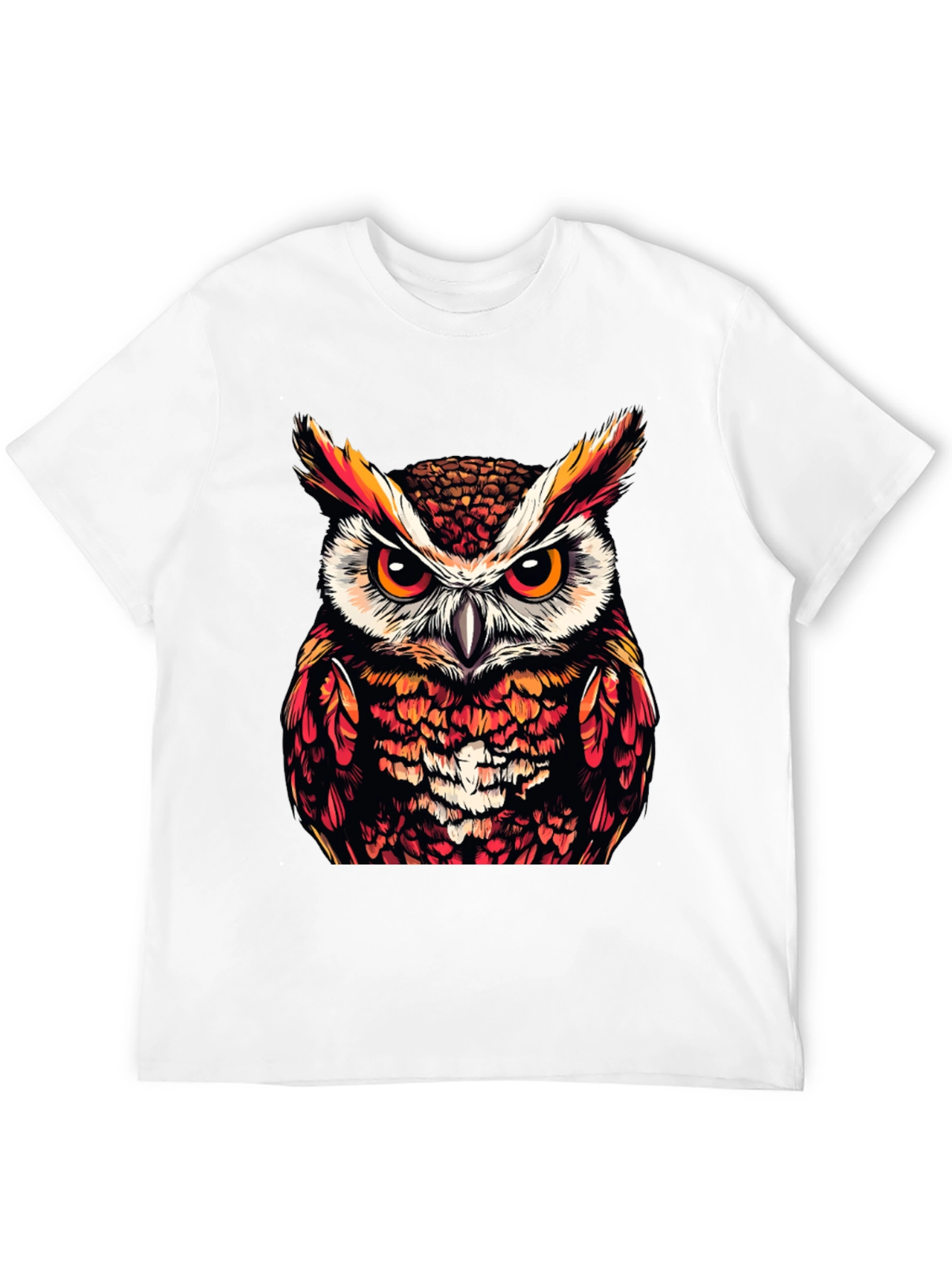 Owl Graphic Tee - Stylish Black T-Shirt