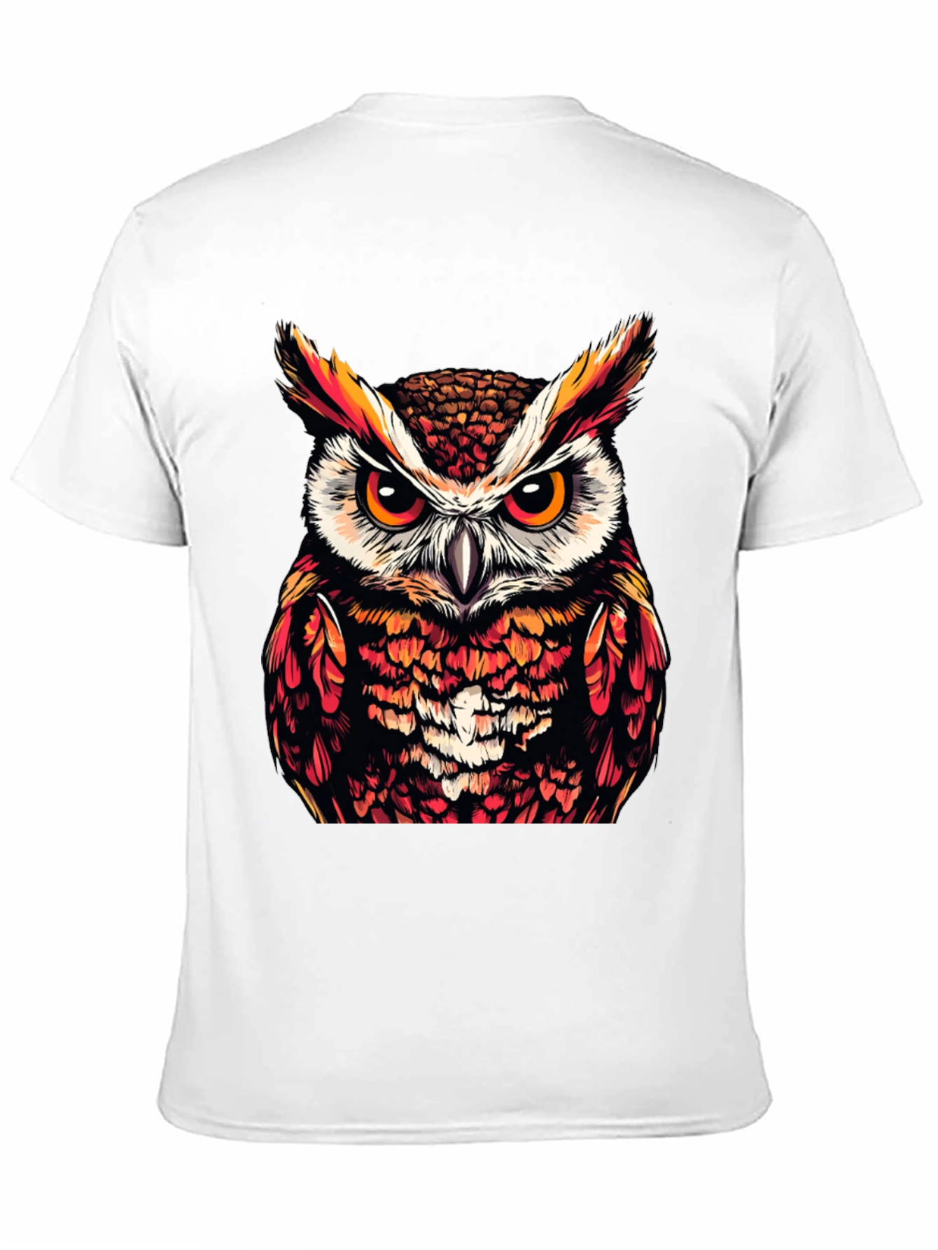 Owl Graphic Tee - Stylish Black T-Shirt