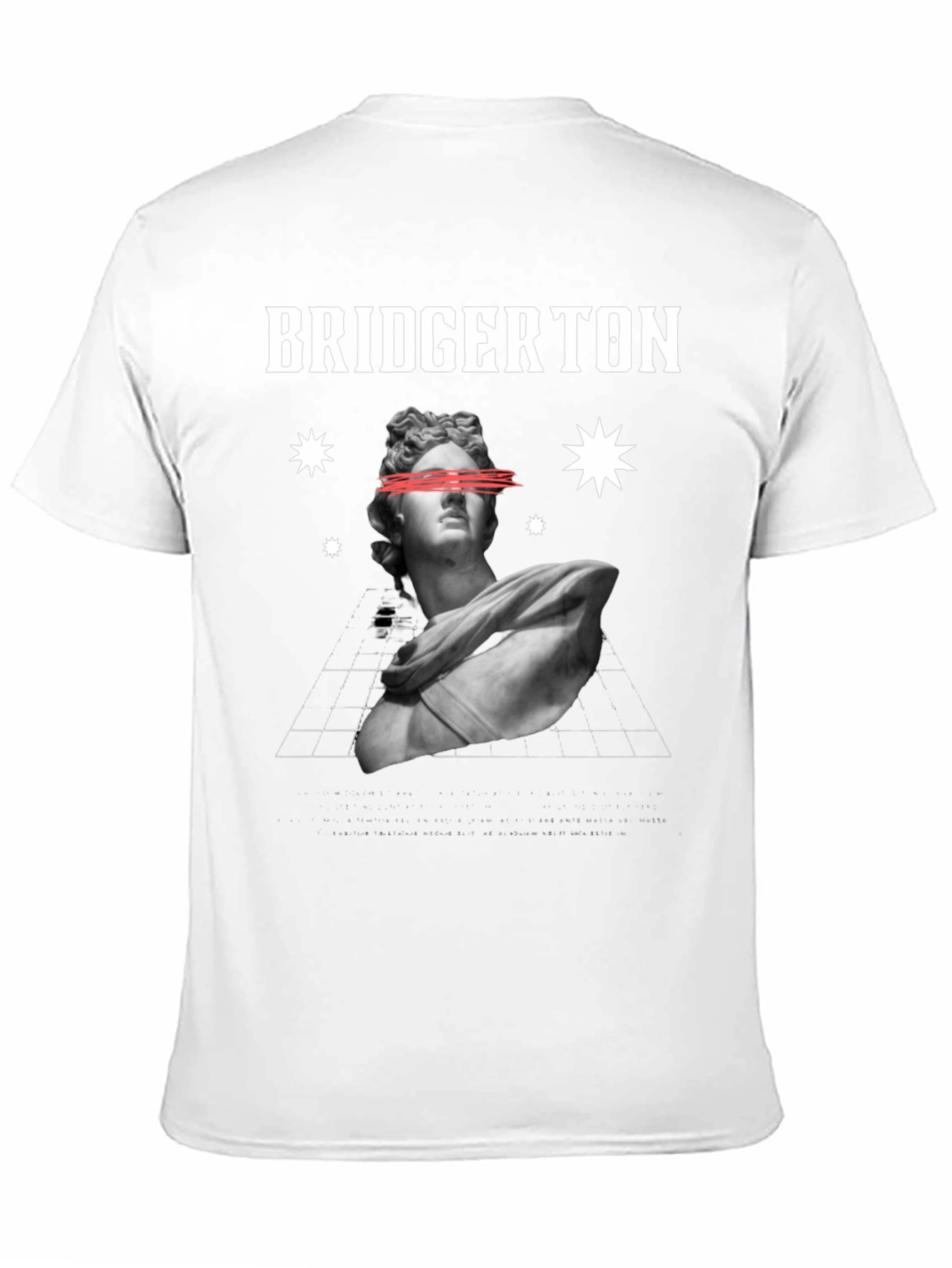 Bridgerton Statue Graphic Tee - Black