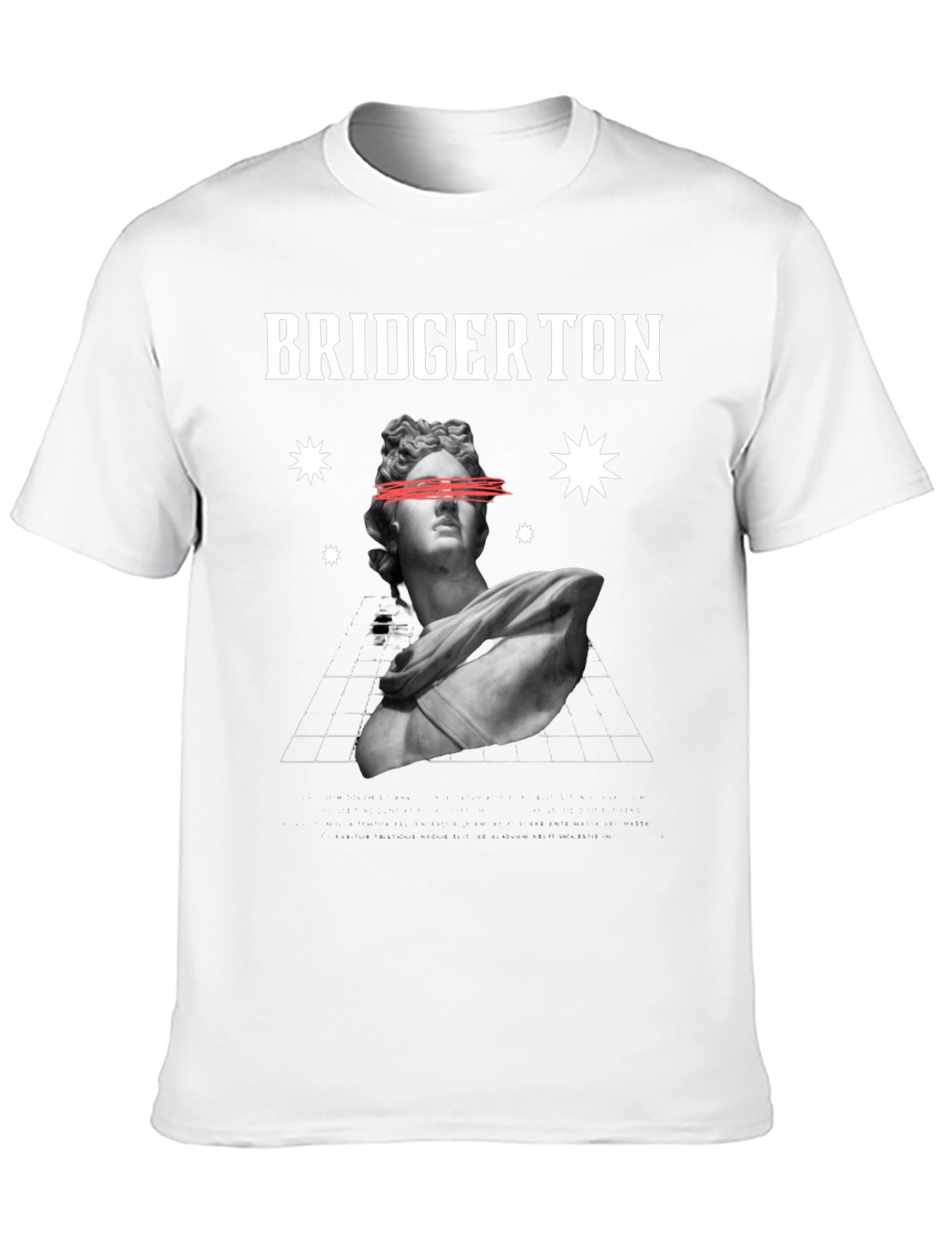 Bridgerton Statue Graphic Tee - Black