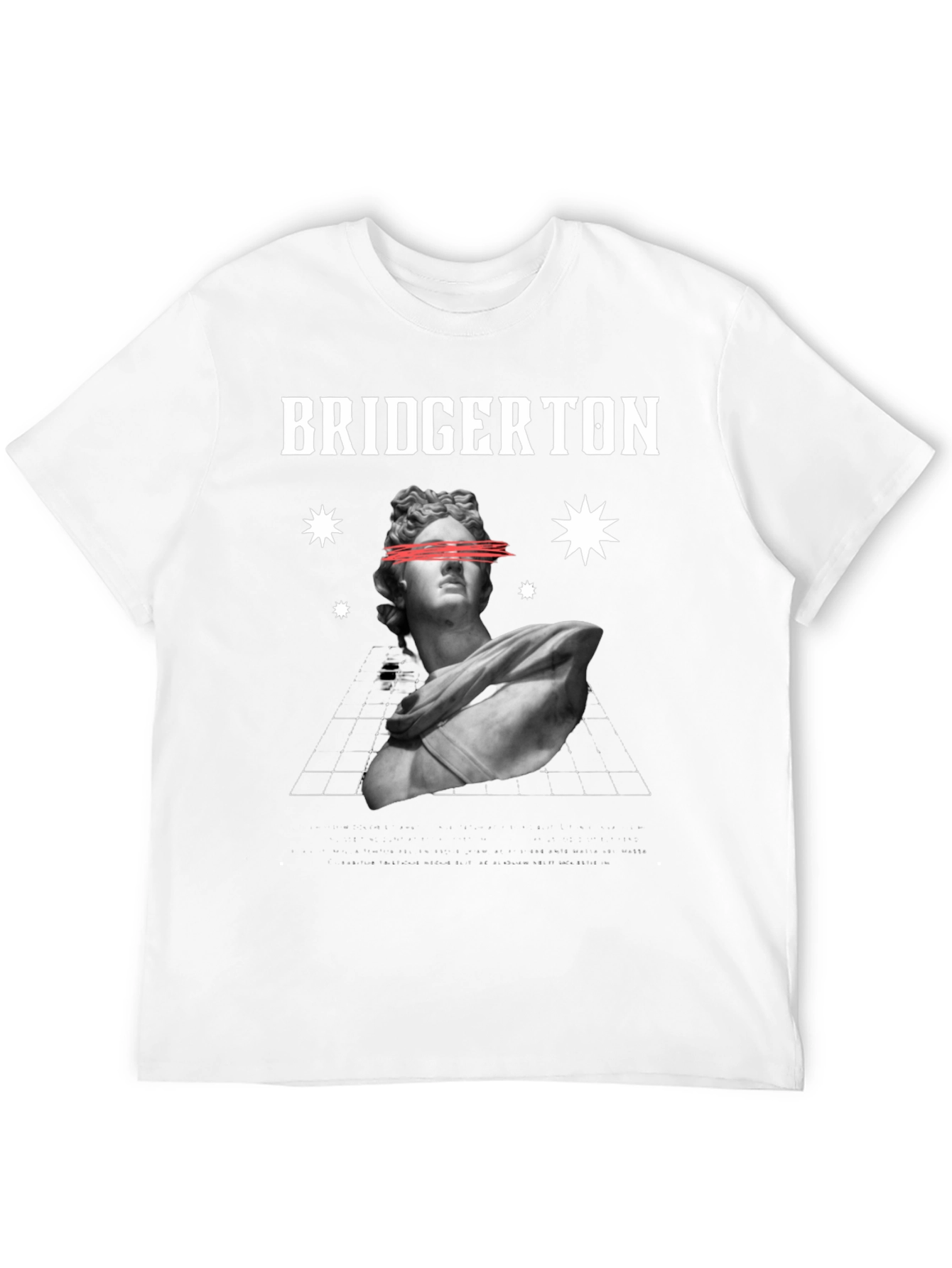 Bridgerton Statue Graphic Tee - Black