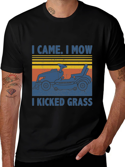 I Came I Mow T-Shirt - Lawn Mower Humor