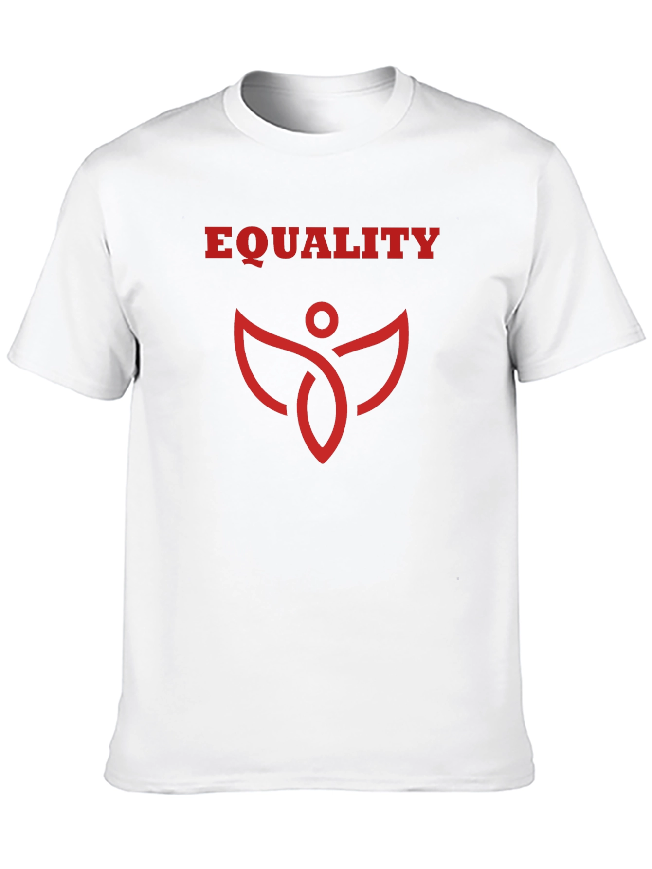 Equality Graphic Tee - Black Cotton Blend T-Shirt