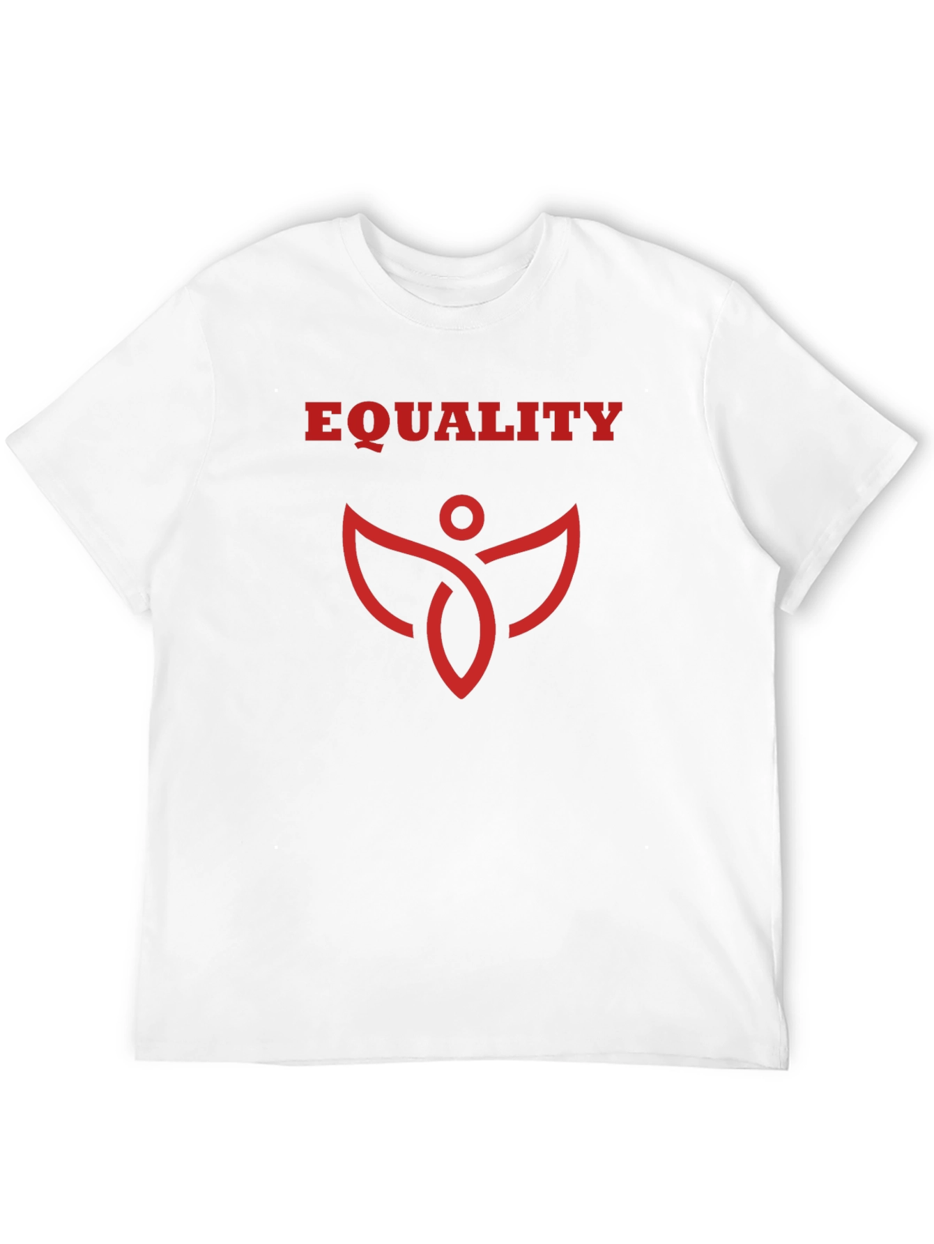 Equality Graphic Tee - Black Cotton Blend T-Shirt