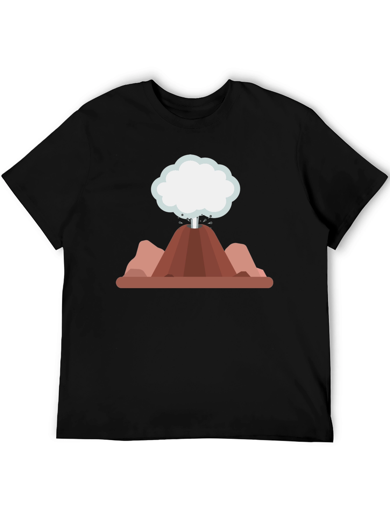 Volcano Graphic Black Tee