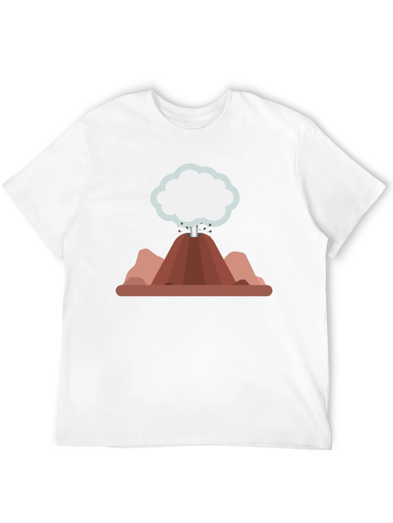 Volcano Graphic Black Tee